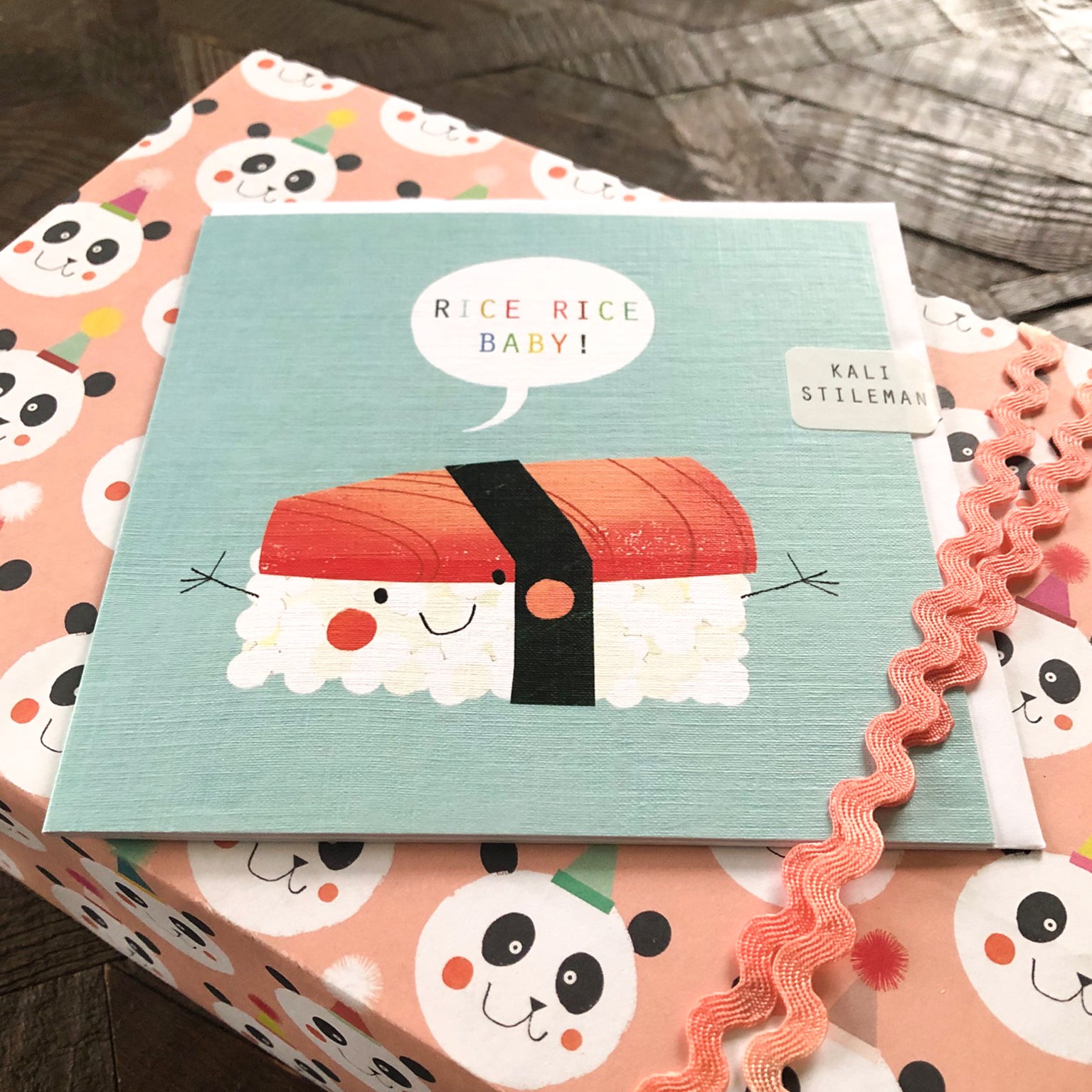 WO35 rice rice baby sushi card