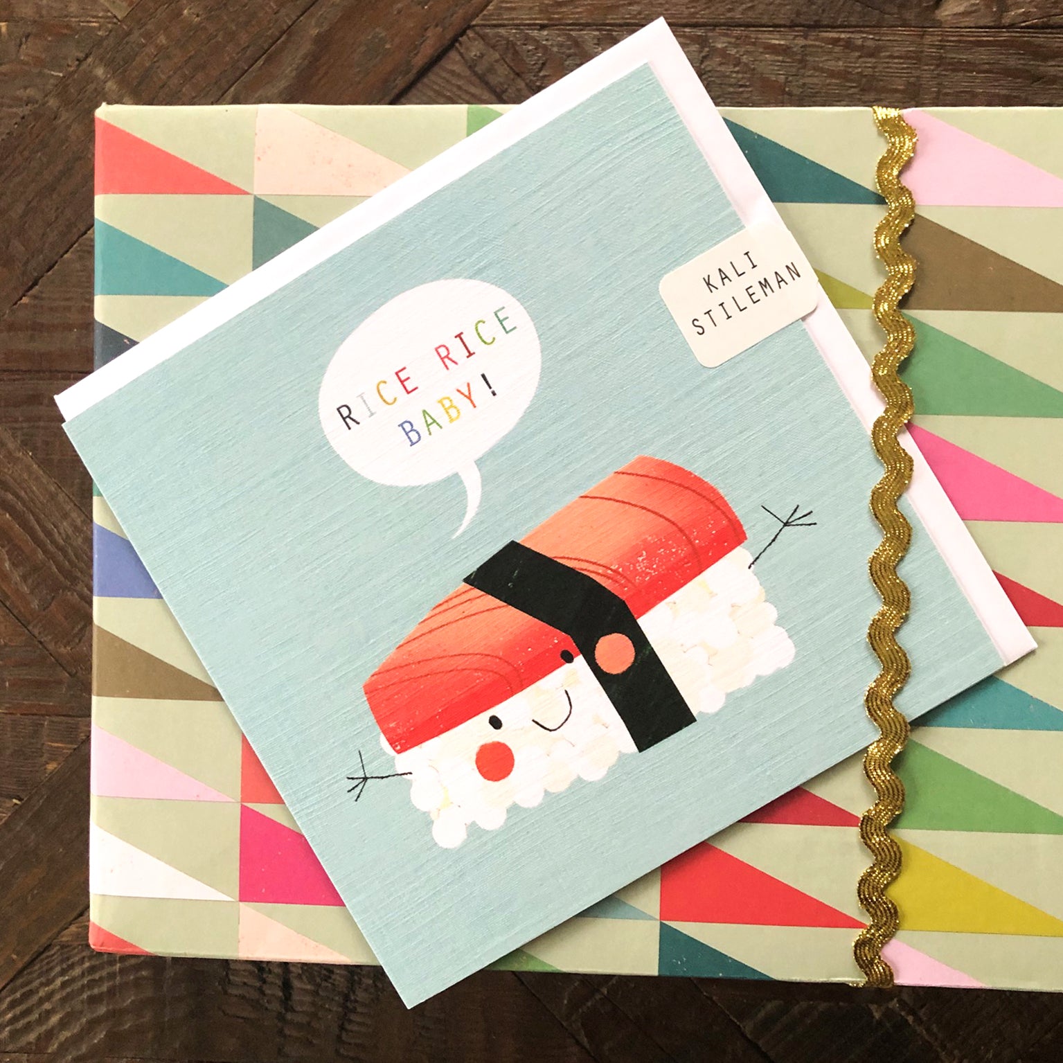 WO35 rice rice baby sushi card