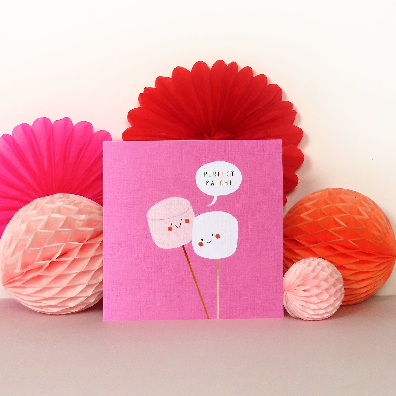 WO40 perfect match marshmallow card