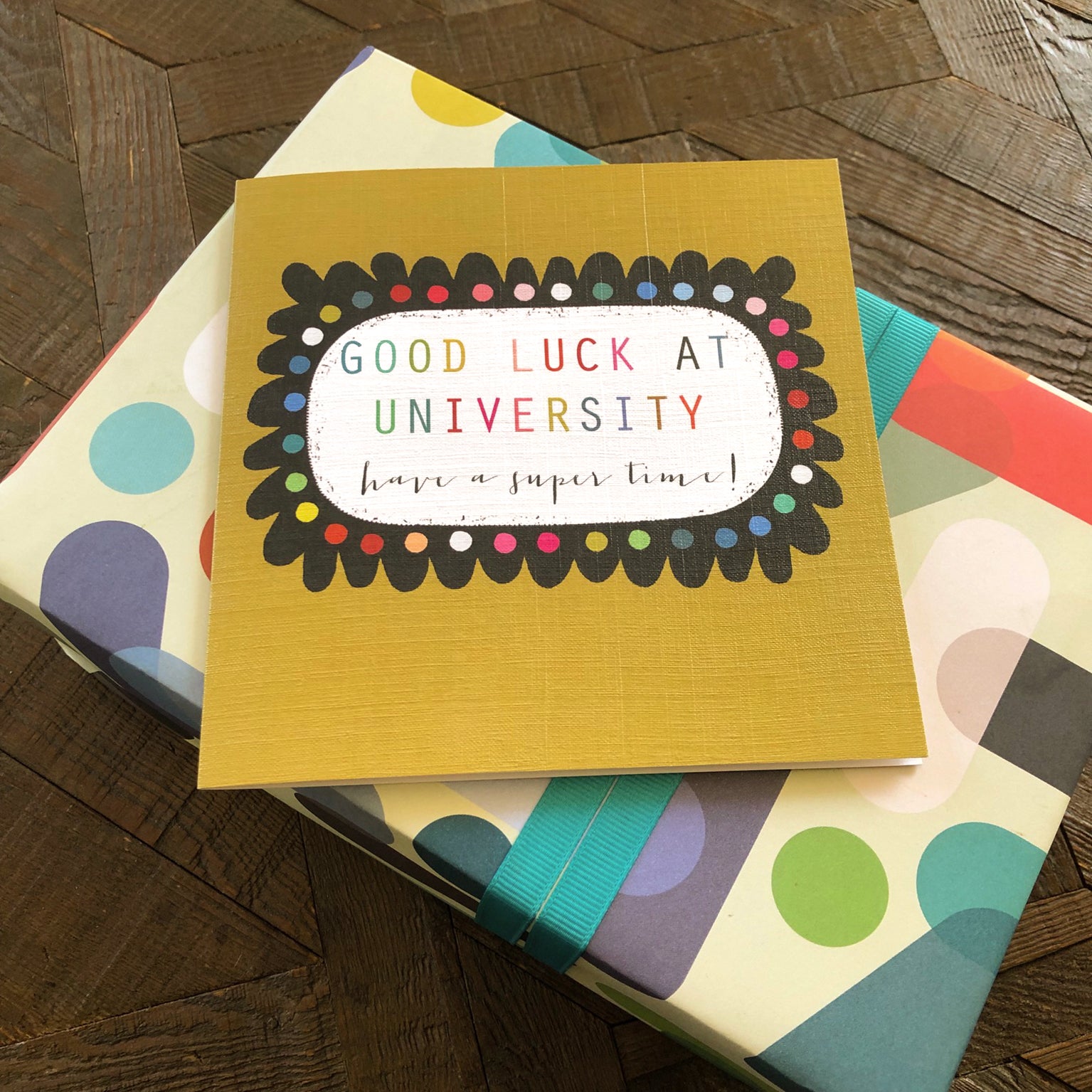 WO56 university good luck card