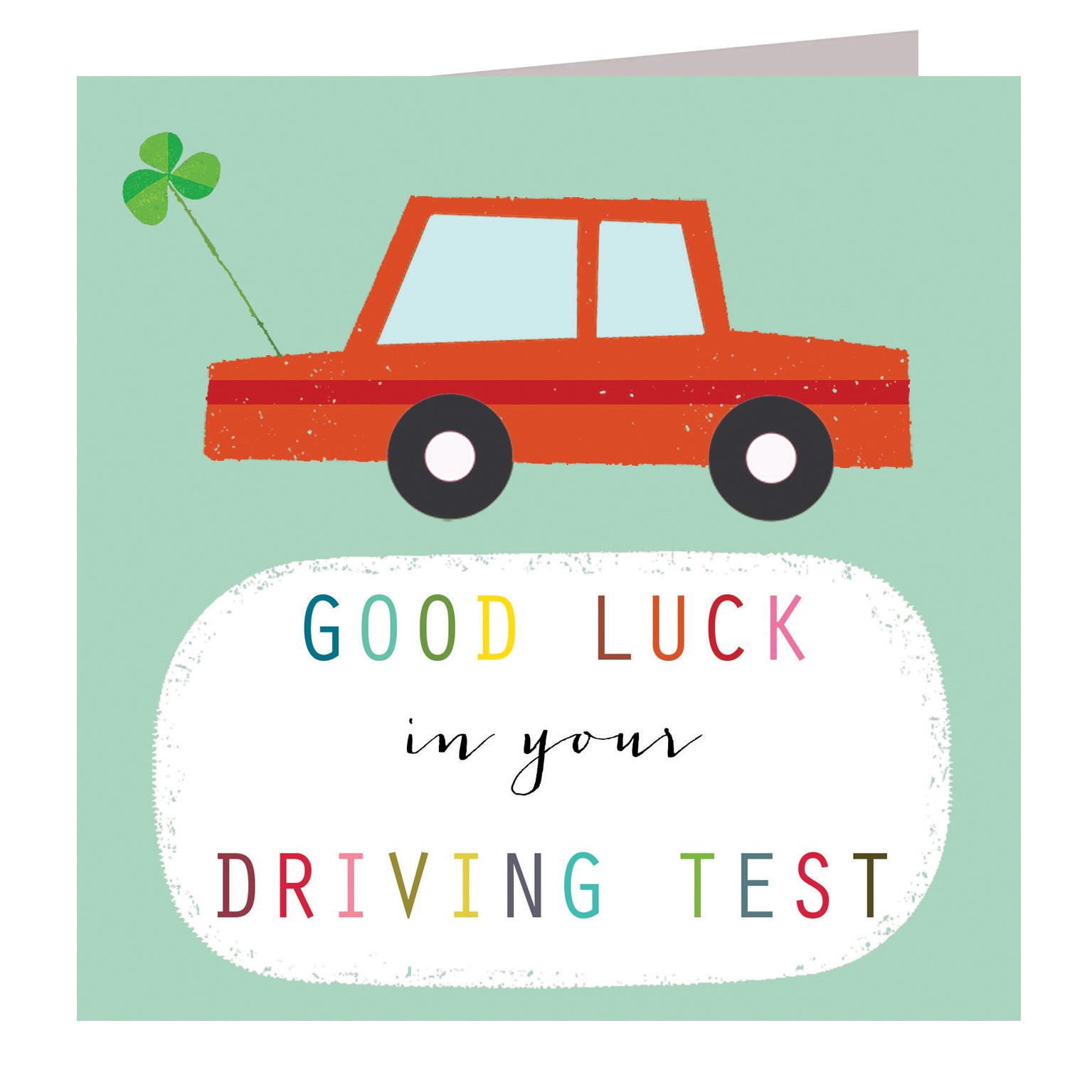 WO59 driving test good luck card