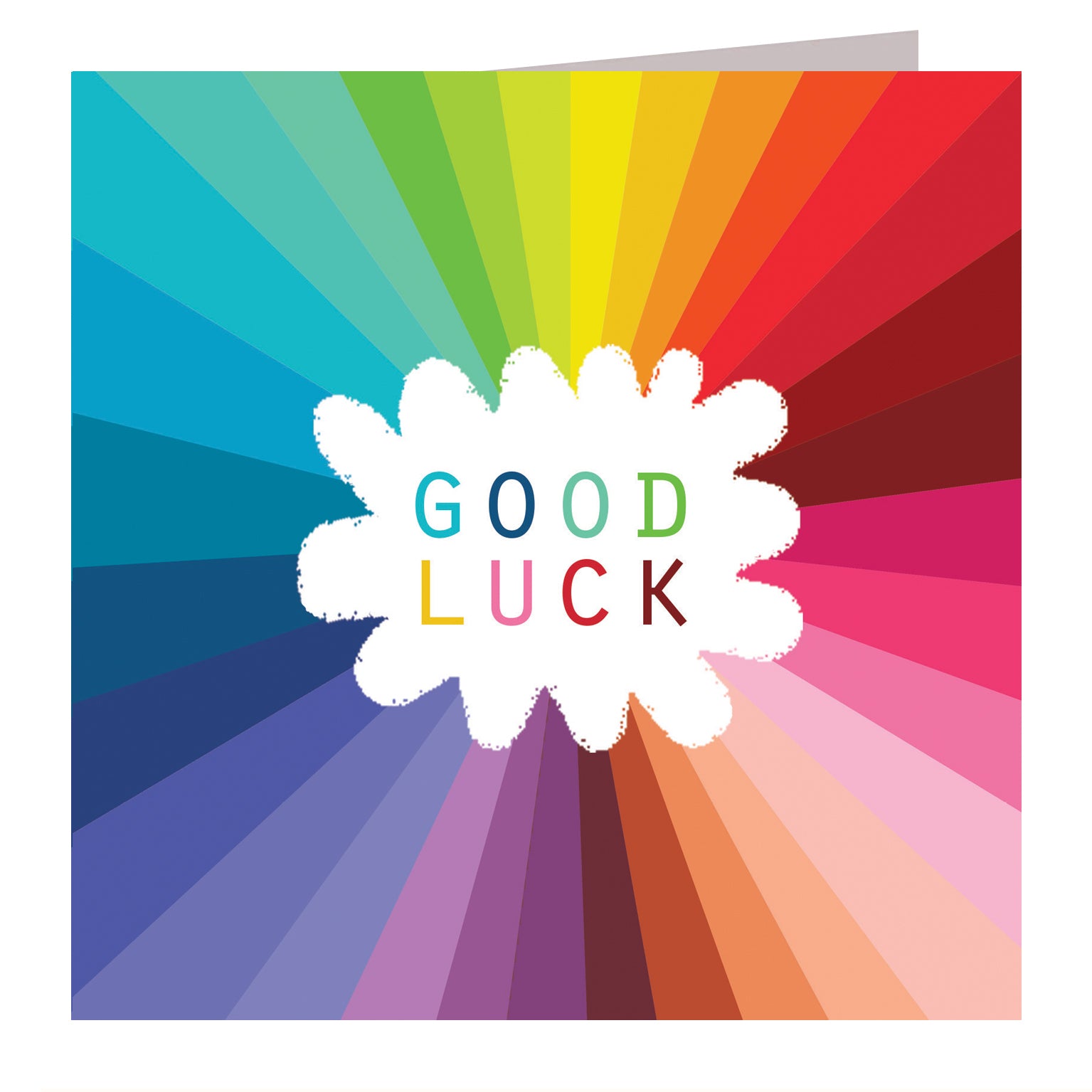 WO82 colourful good luck card