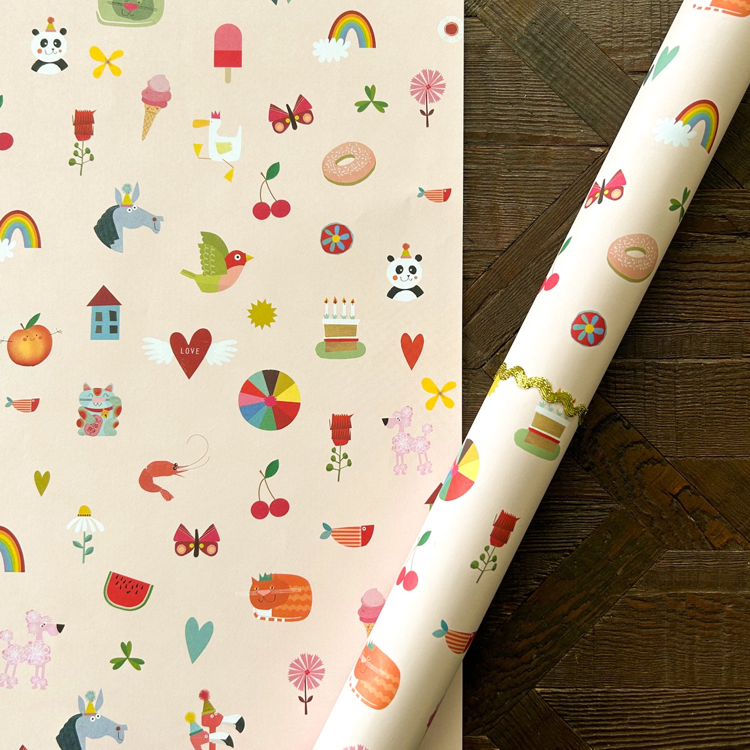 WP100 girlie wrapping paper