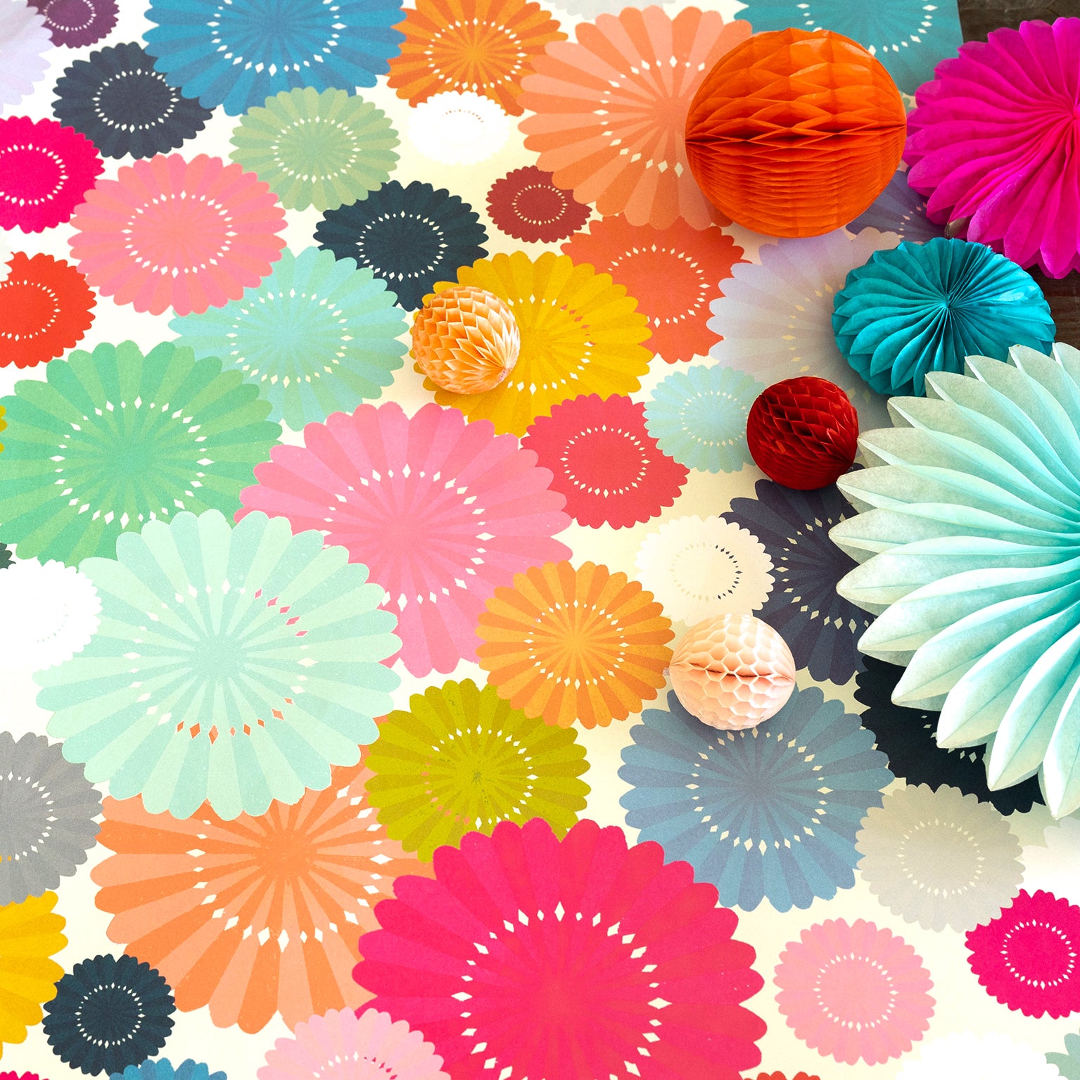 WP105 paper fan wrapping paper