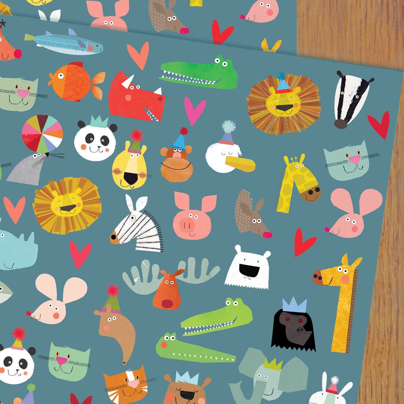 WP120 animal wrapping paper