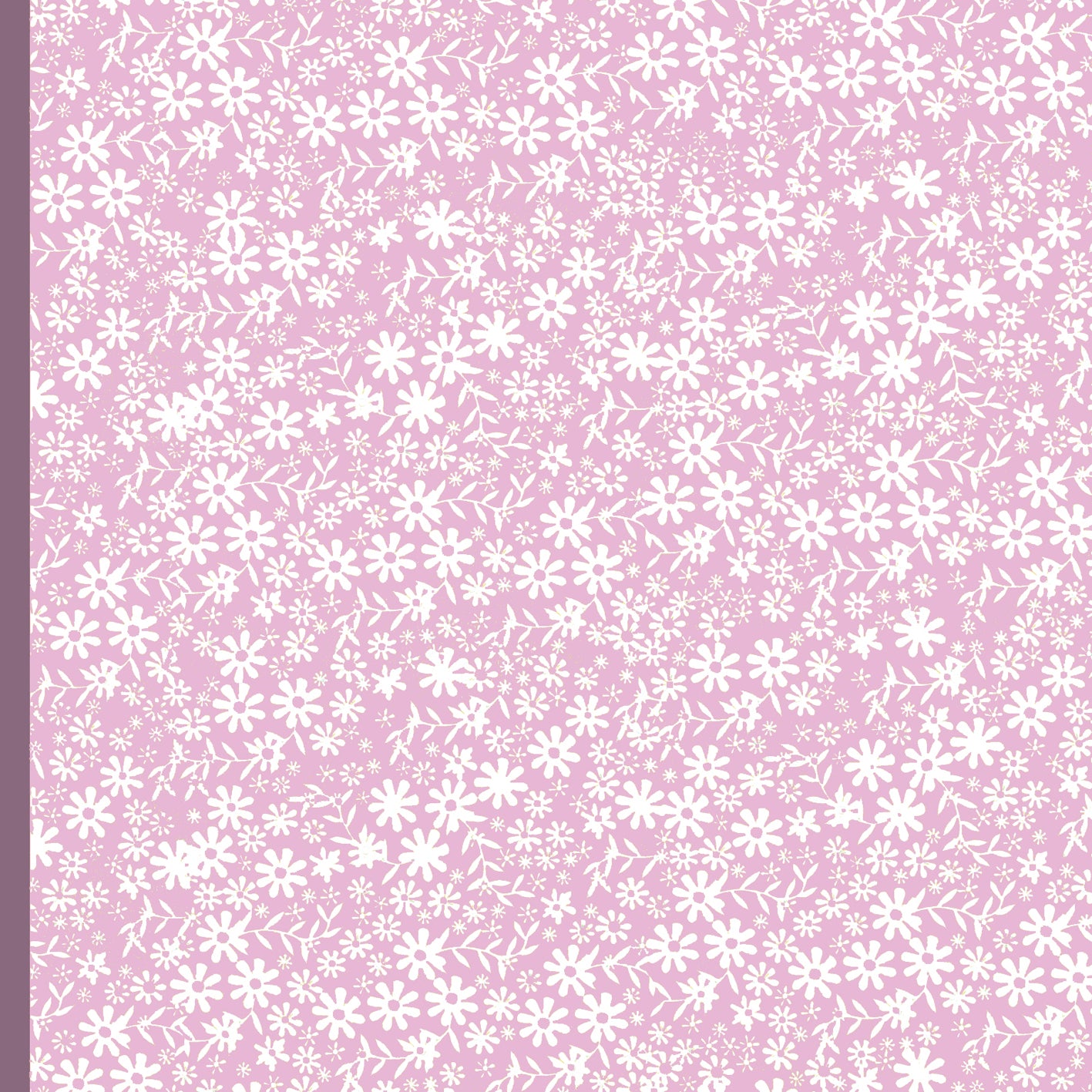 WP75 raspberry ditzy wrapping paper