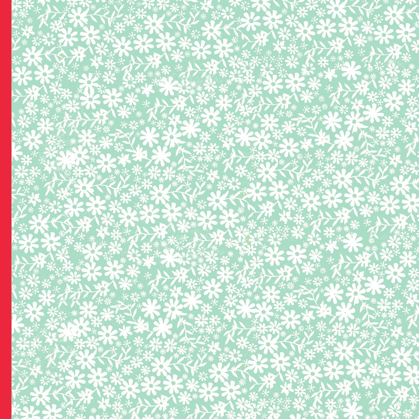 WP74 turquoise ditzy wrapping paper