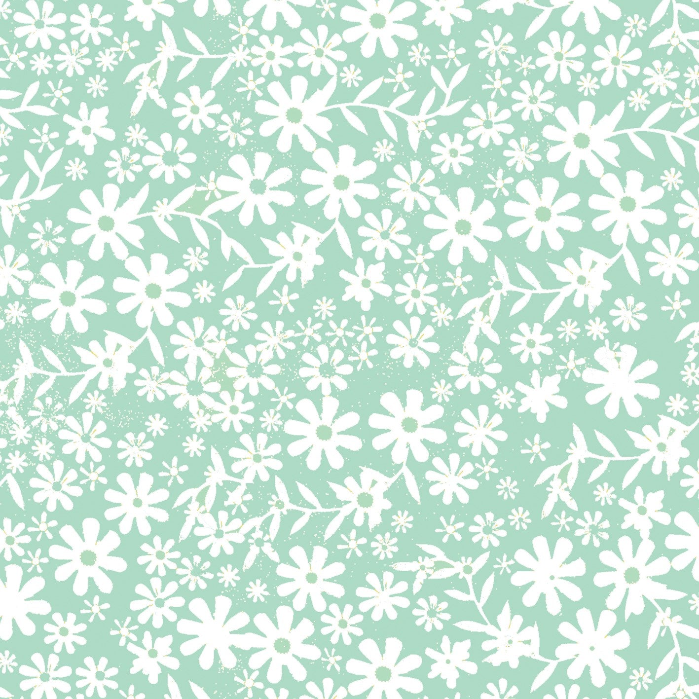 WP74 turquoise ditzy wrapping paper