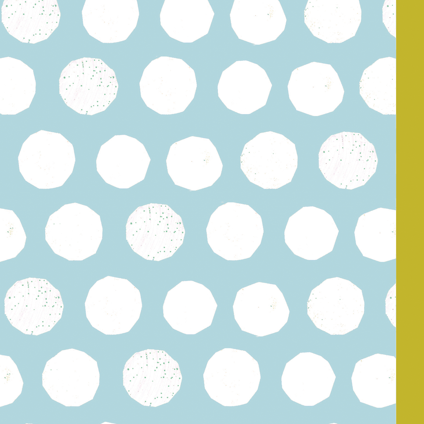 WP76 blue spots wrapping paper