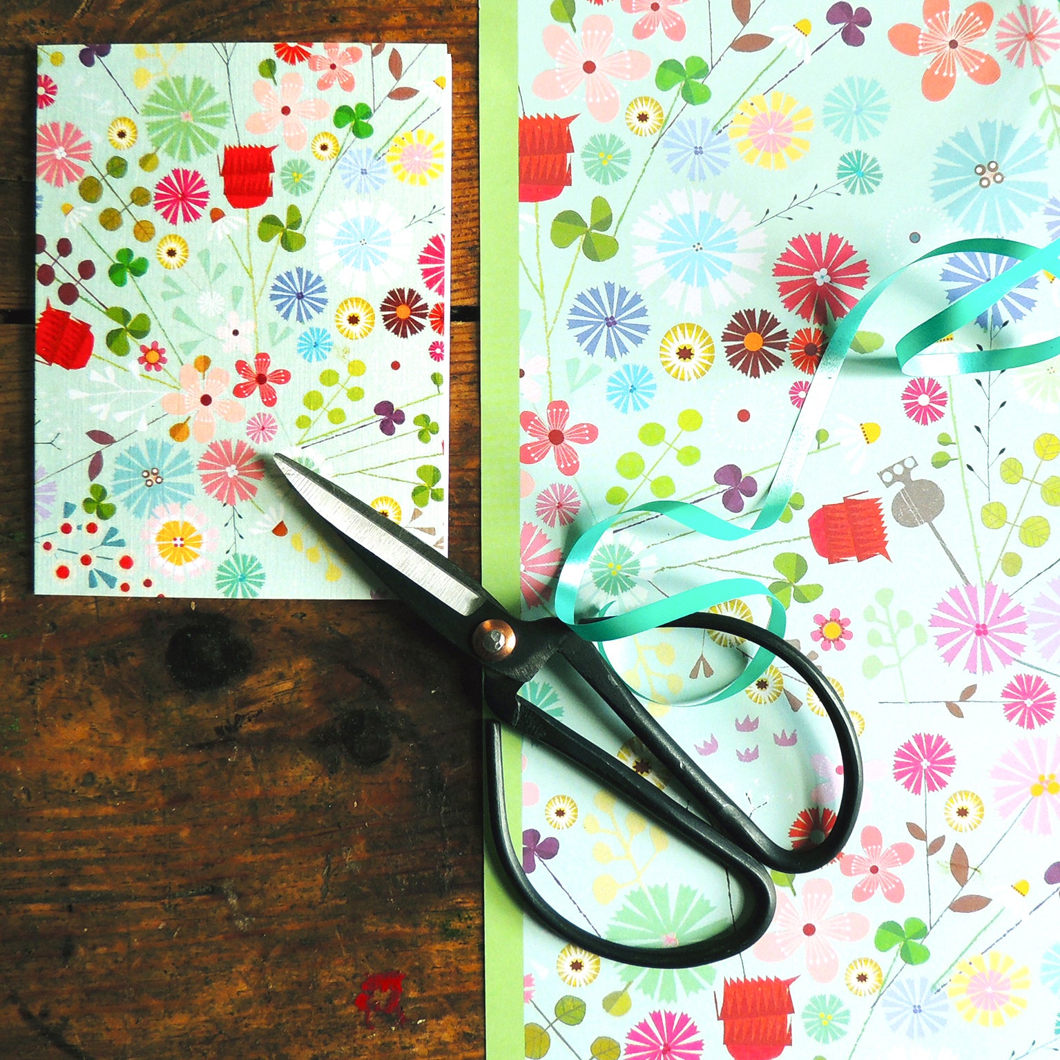 WP98 floral wrapping paper