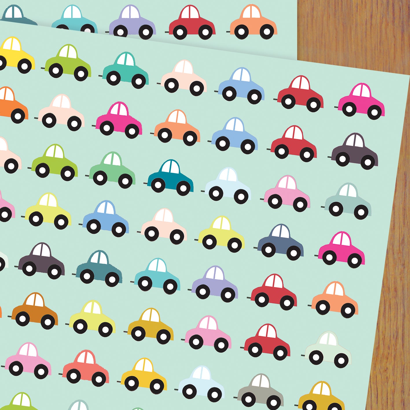 WP99 cars wrapping paper