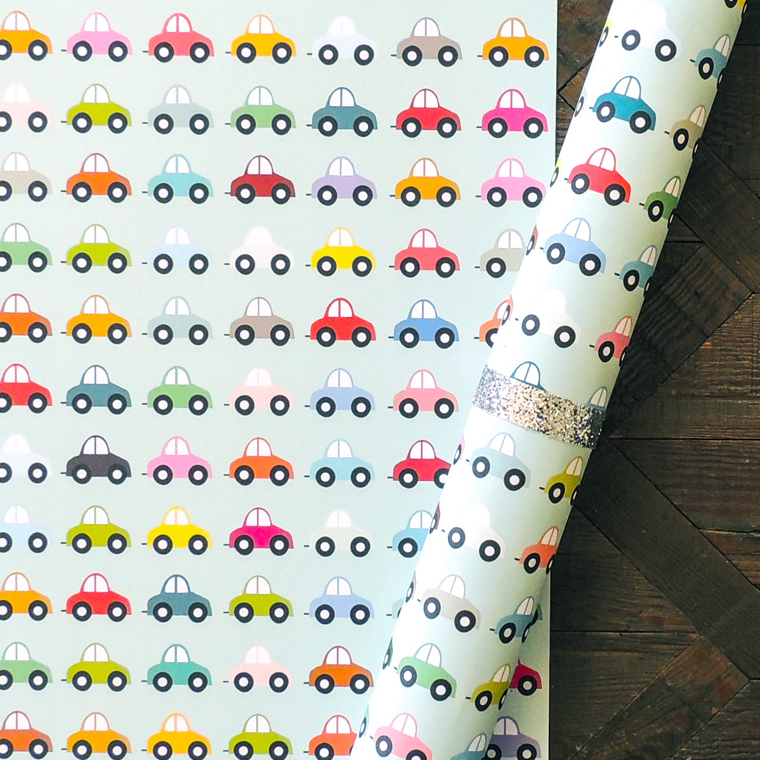 WP99 cars wrapping paper