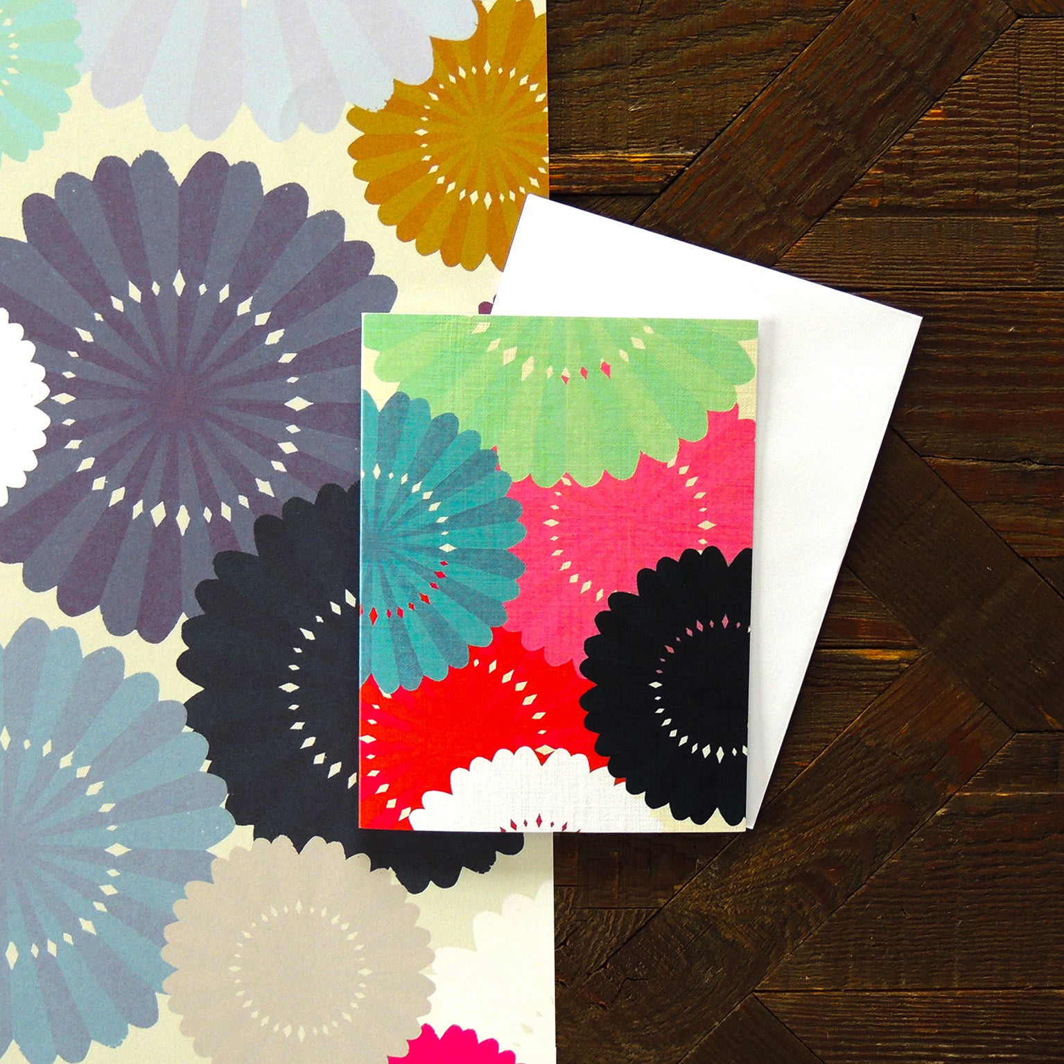 WP105 paper fan wrapping paper