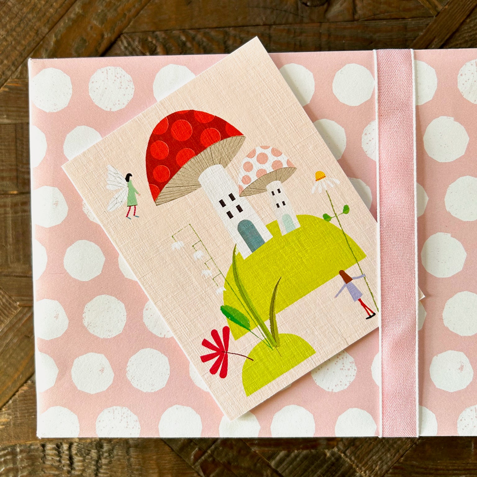 WTW115 mini fairy greetings card