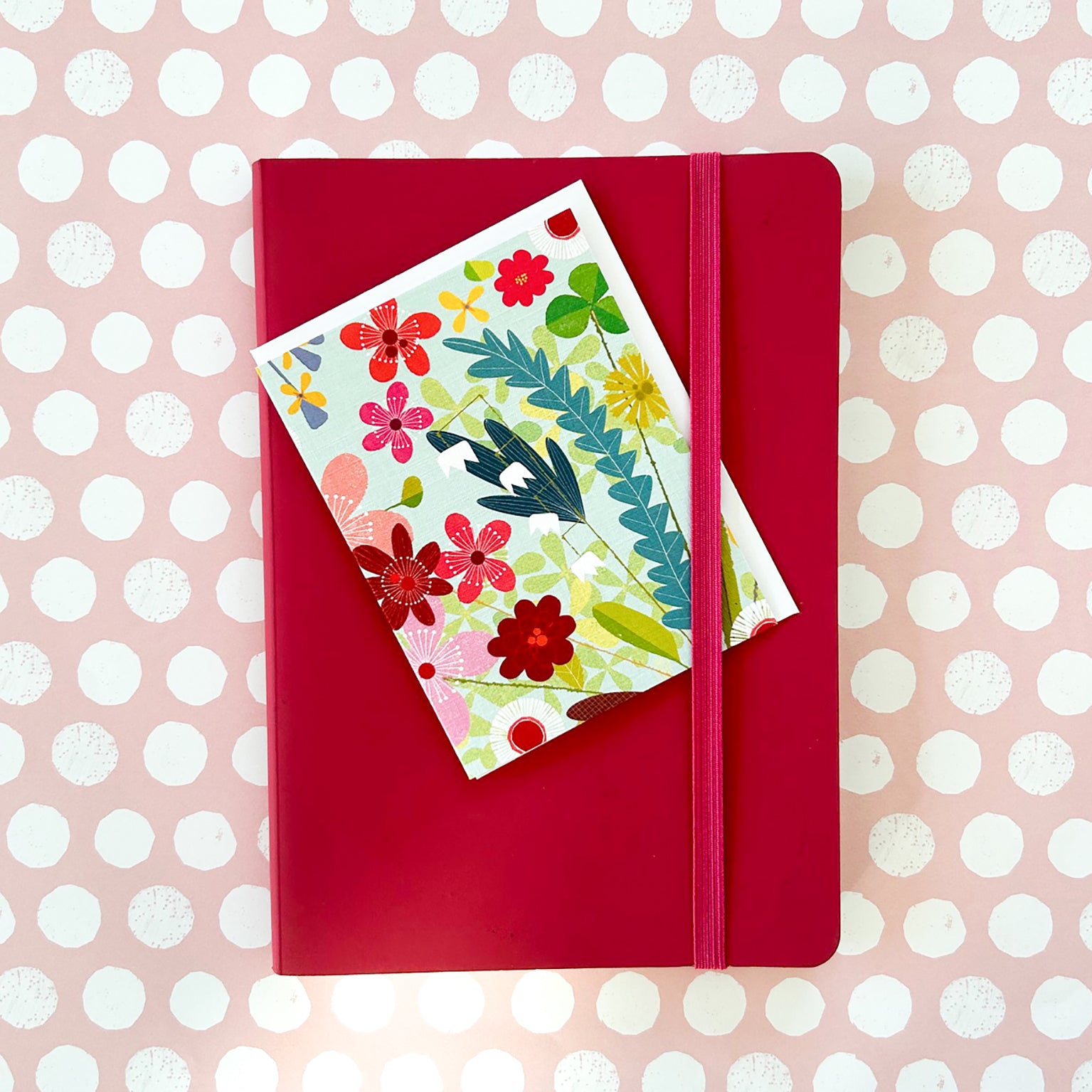 WTW124 mini spring floral card