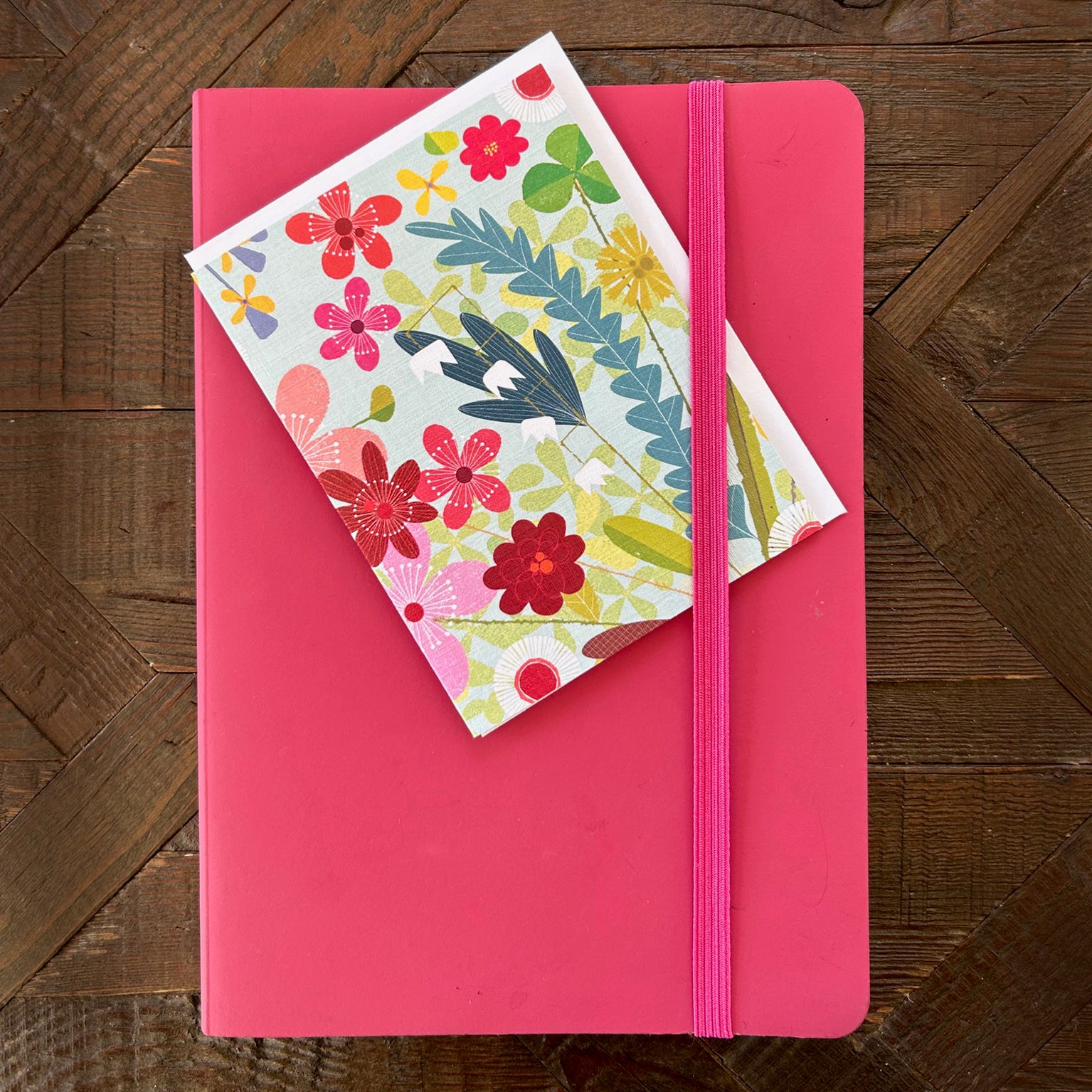 WTW124 mini spring floral card