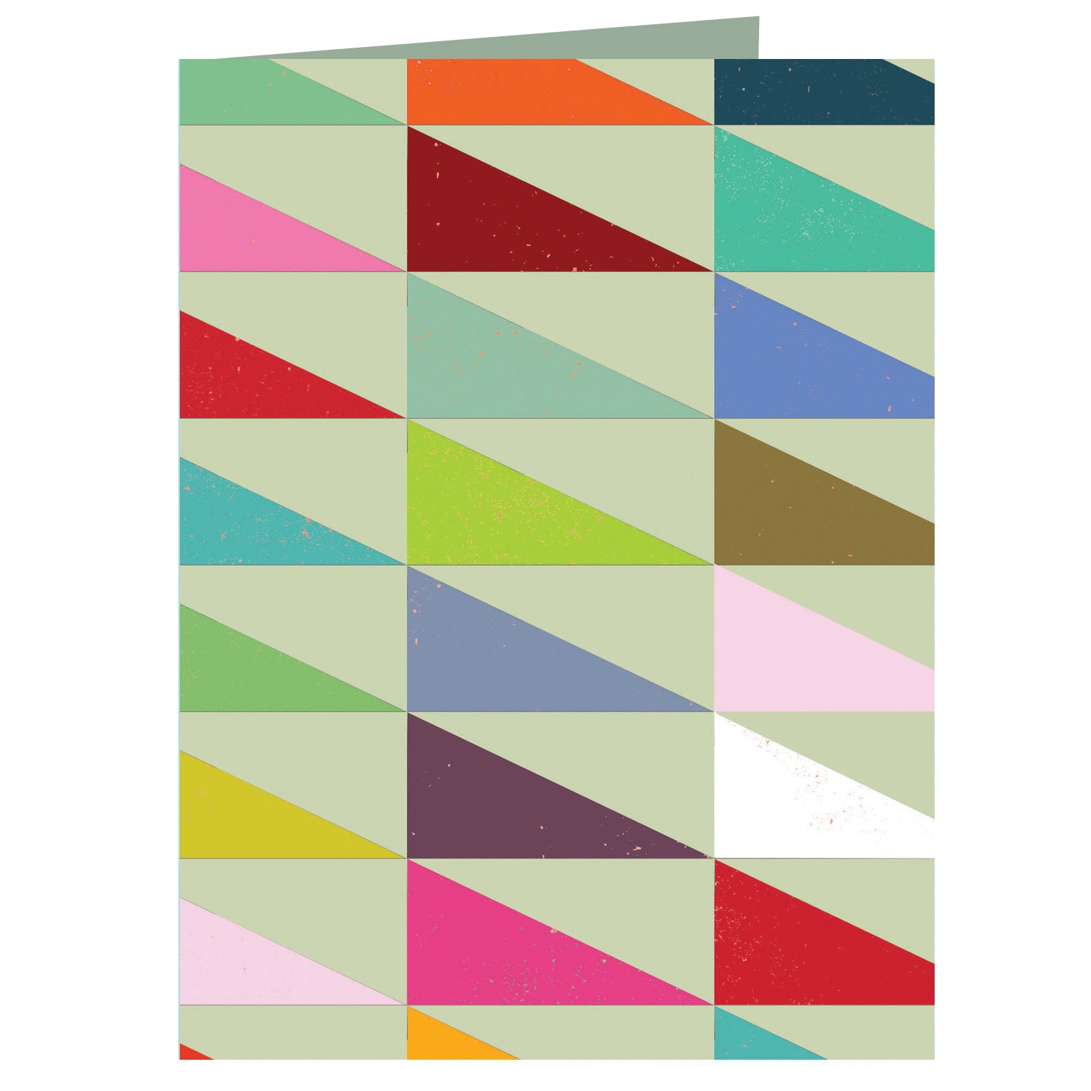 WTW125 mini triangles greetings card