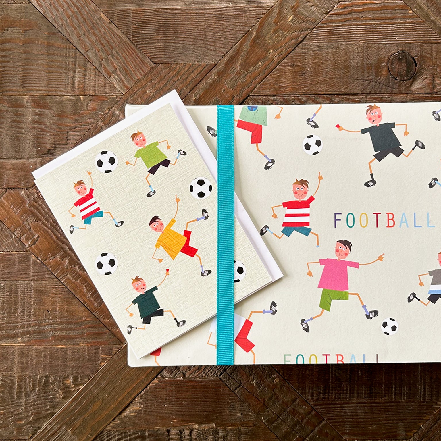 WP44 football wrapping paper