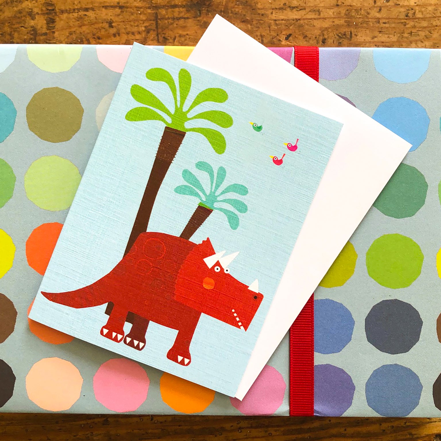 WP45 dinosaurs wrapping paper