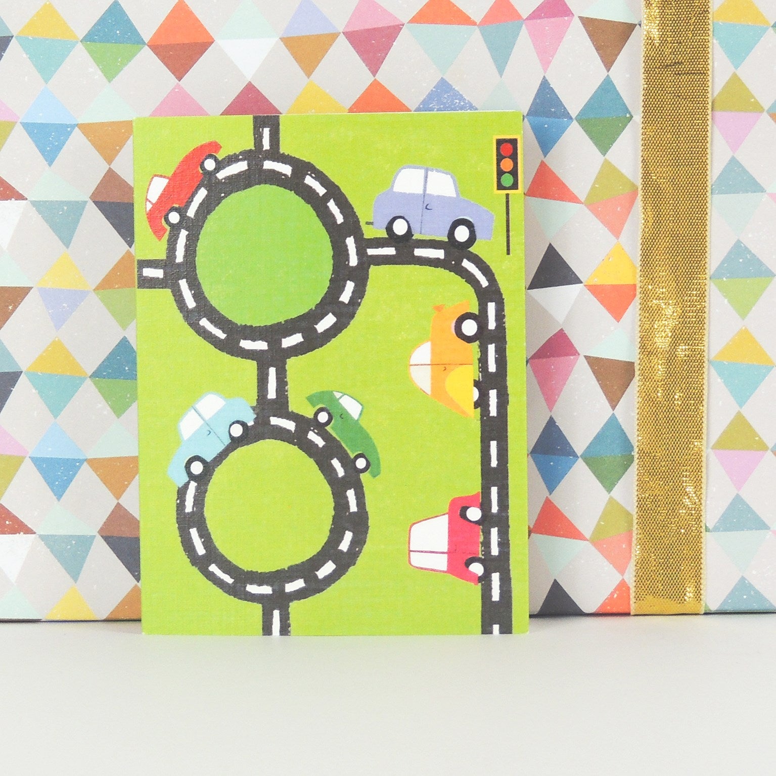 WTW93 mini road greetings card