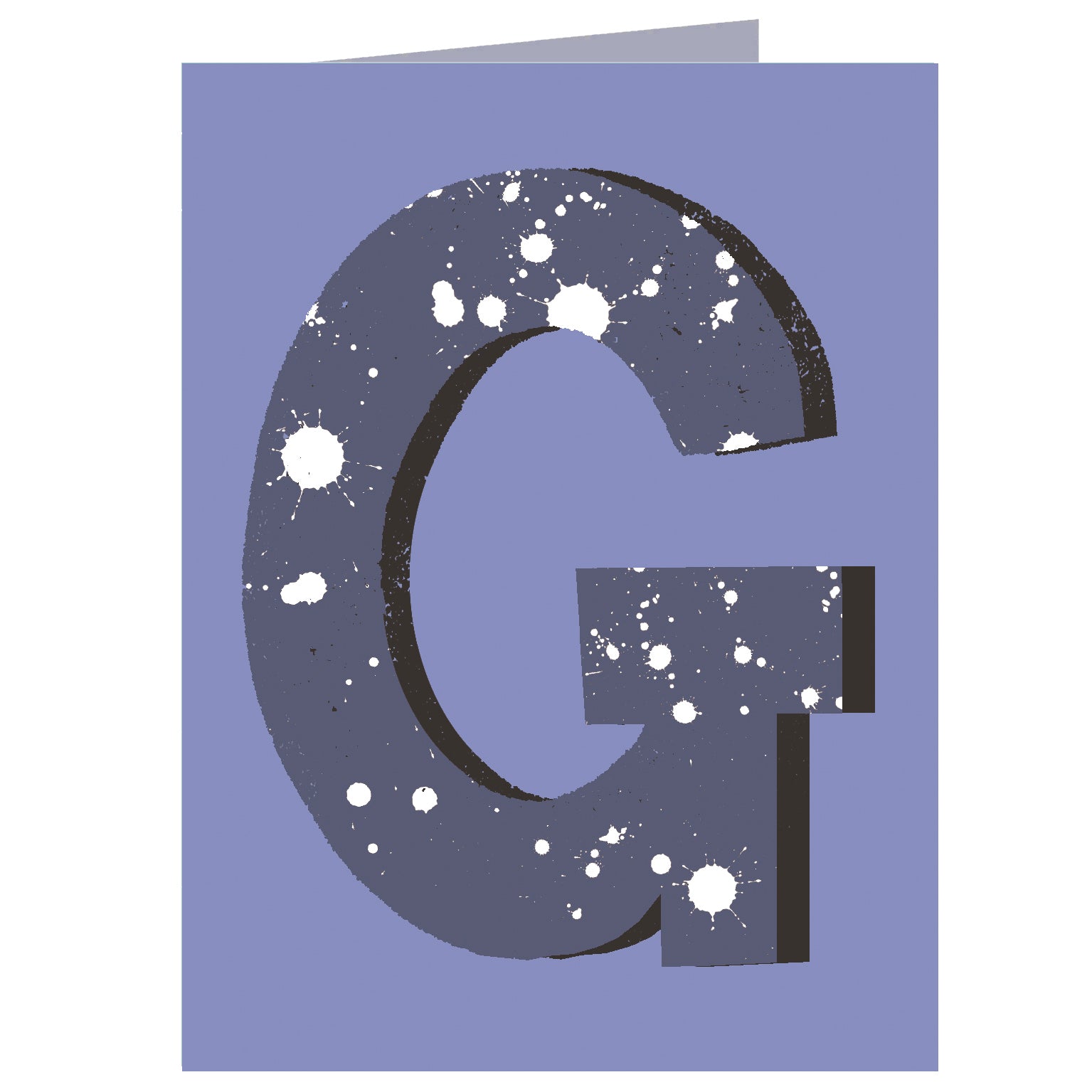 mini G alphabet card