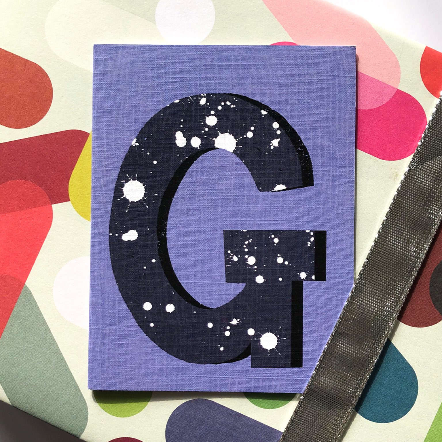 mini G alphabet card