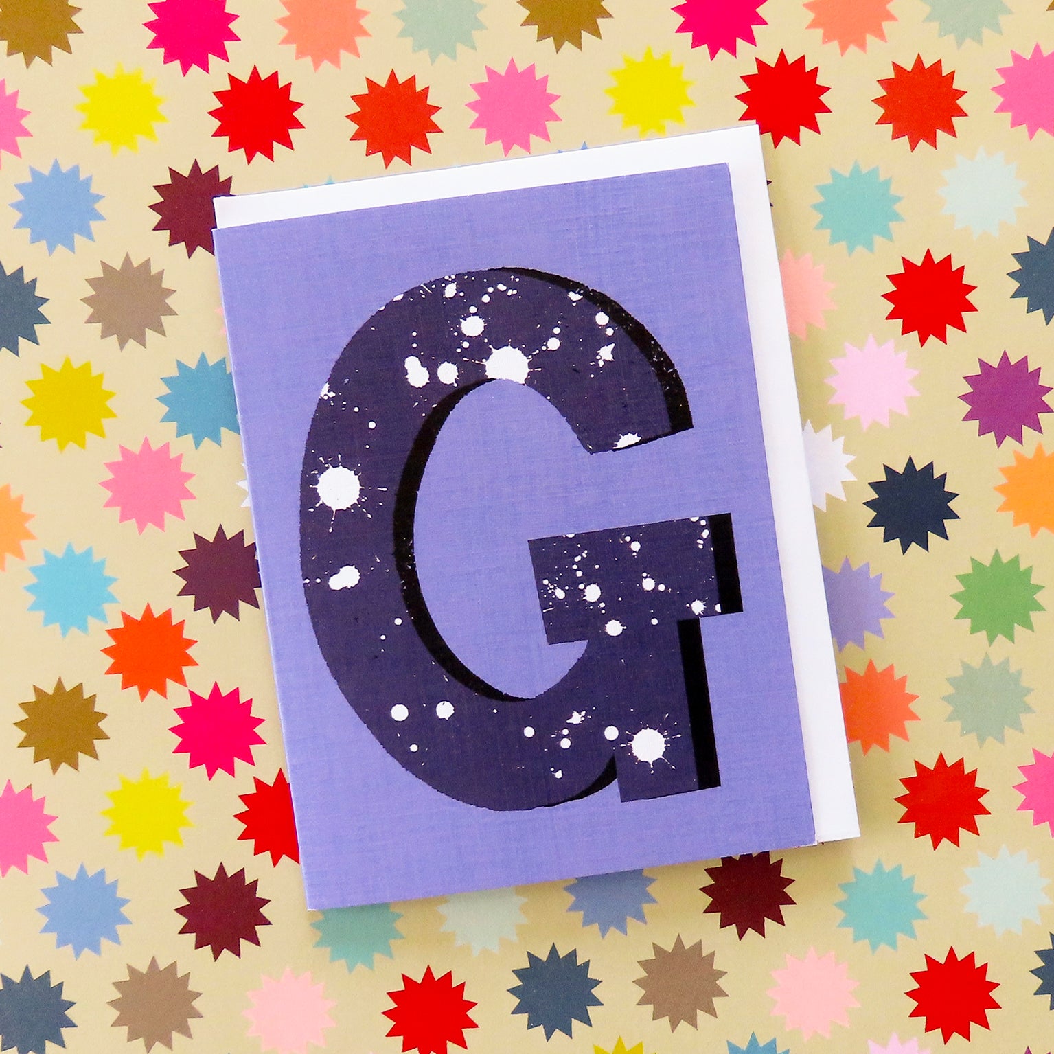 mini G alphabet card