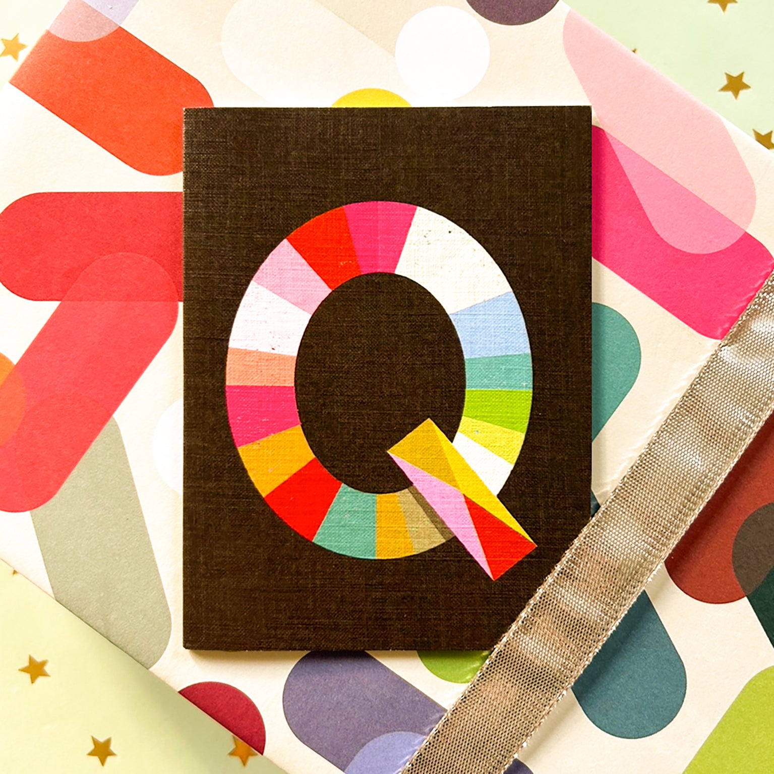 mini Q alphabet card