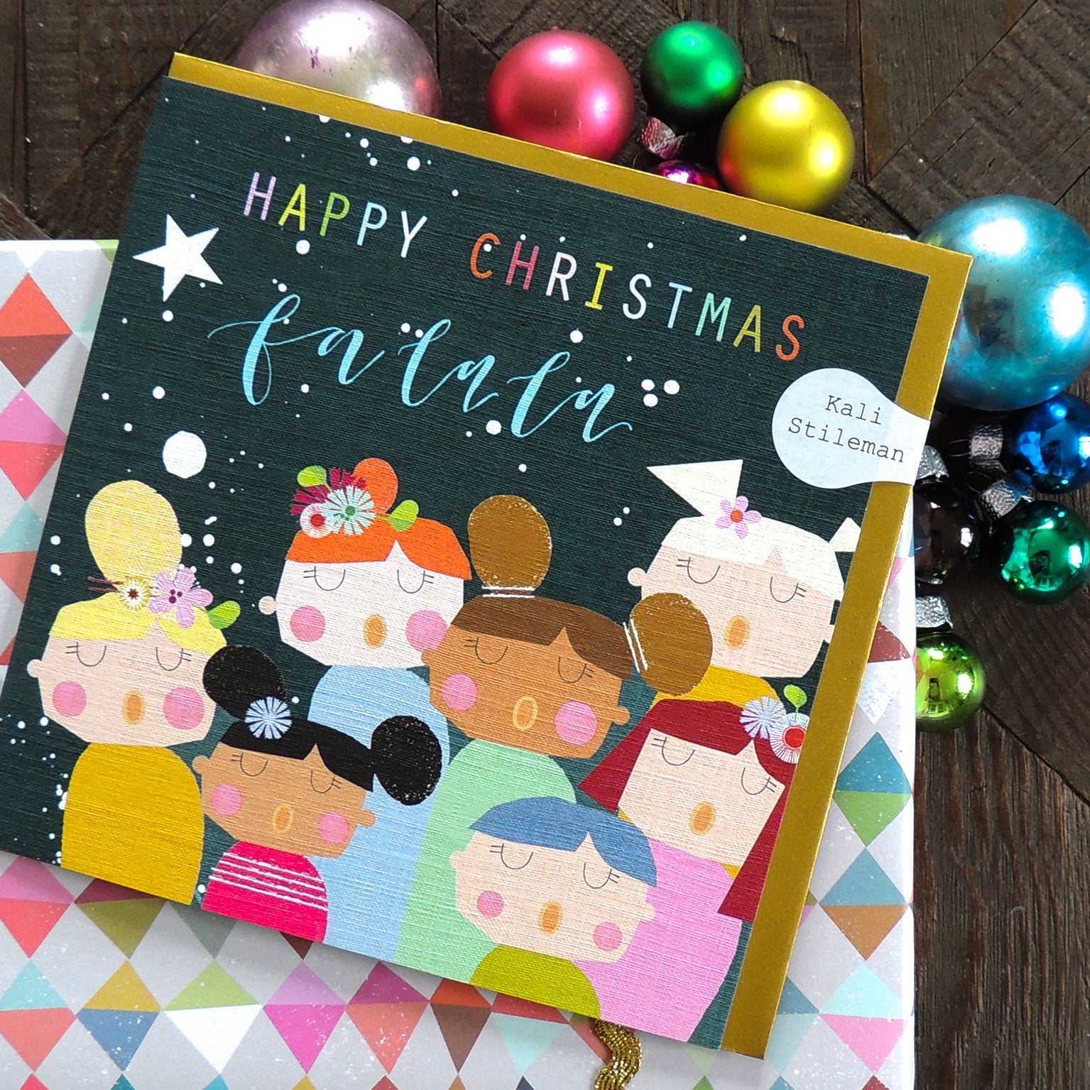 XX08 carol singers Christmas card