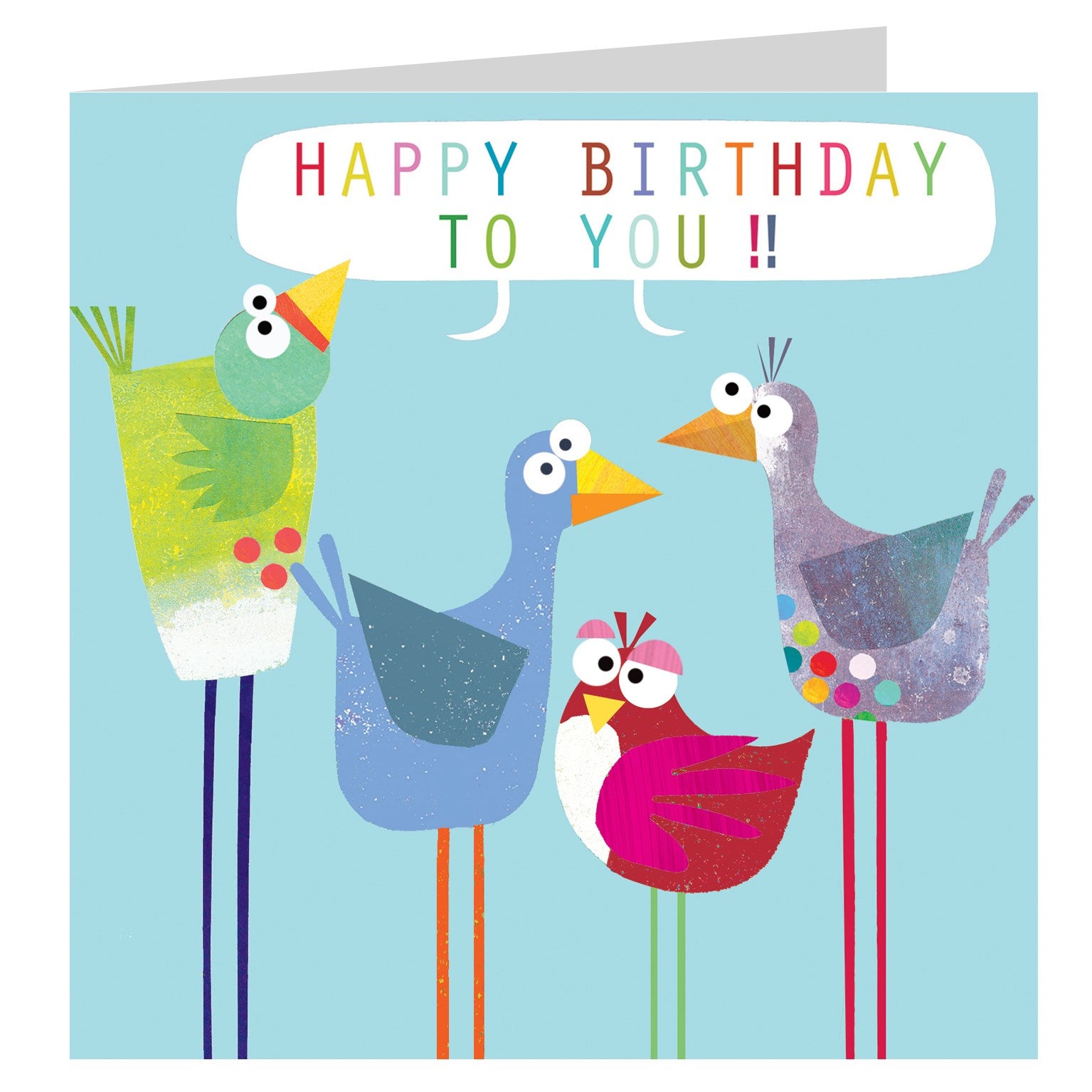 BG17 happy birthday birds card