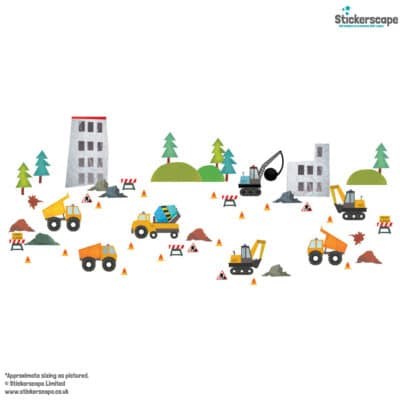 Construction Wall Sticker Pack