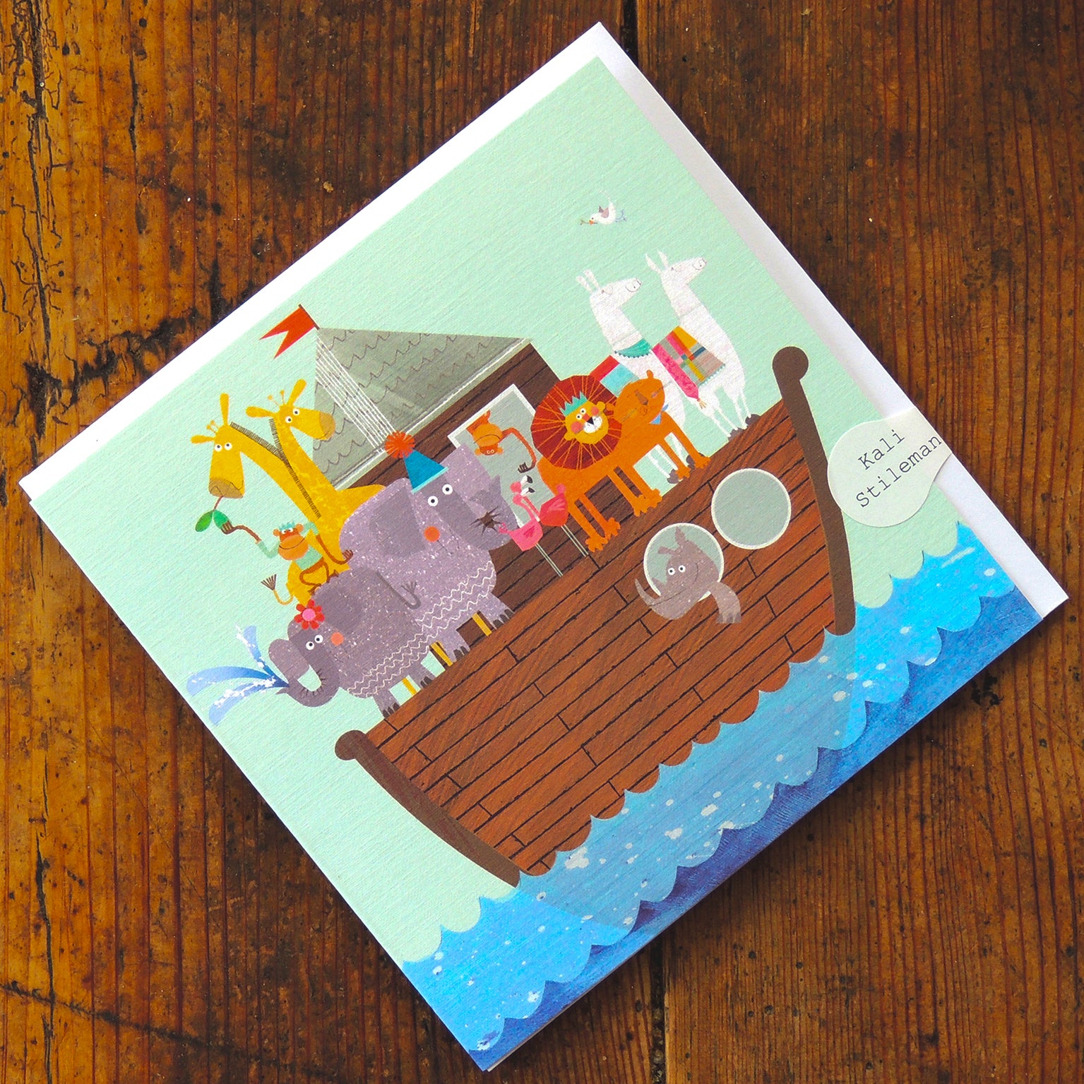 ED05 Noah's ark greetings card