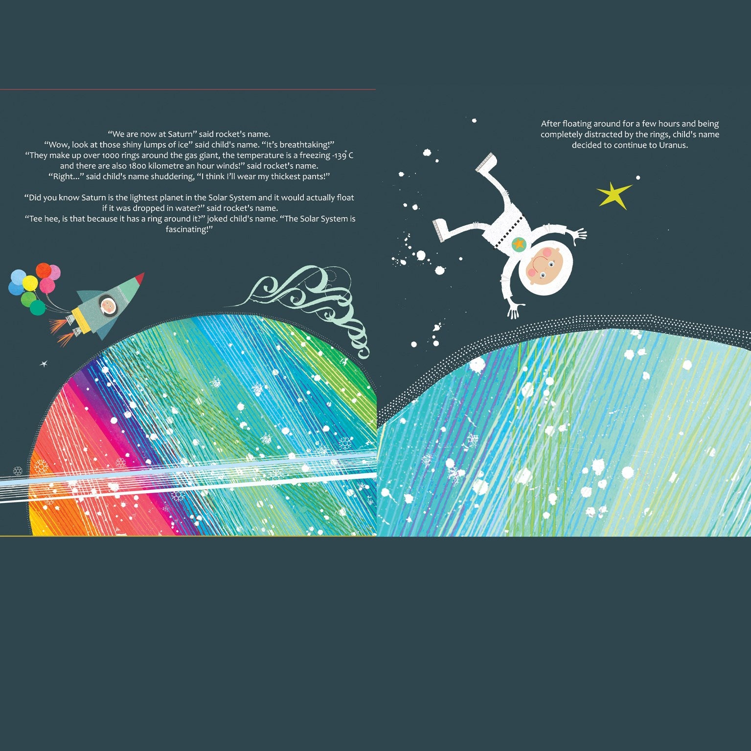 personalised birthday space book