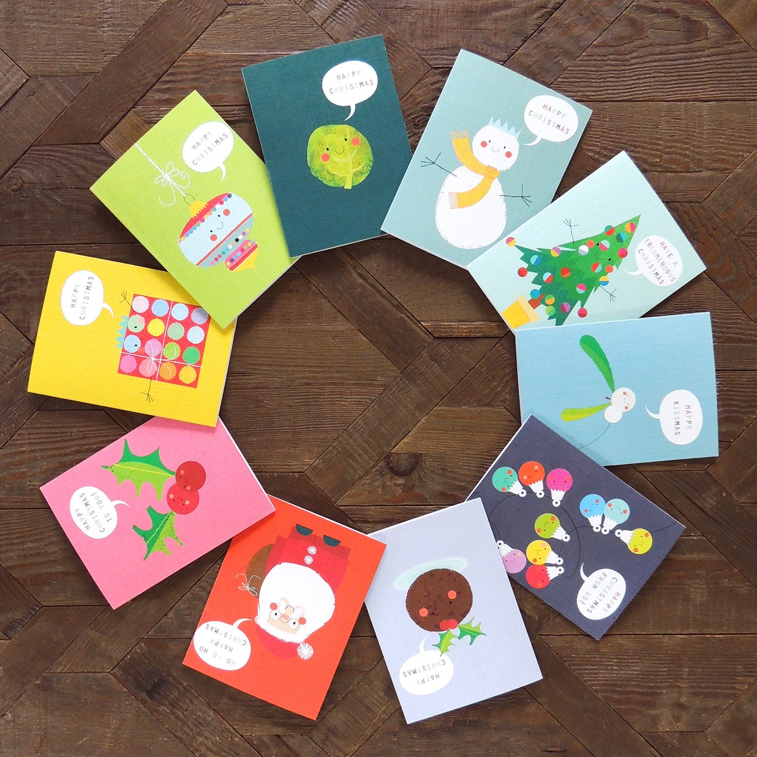 mini Christmas card pack