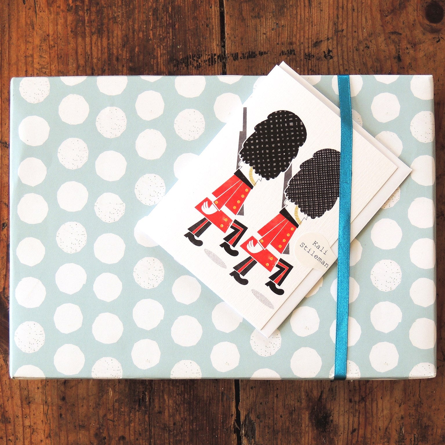 mini soldier greetings card