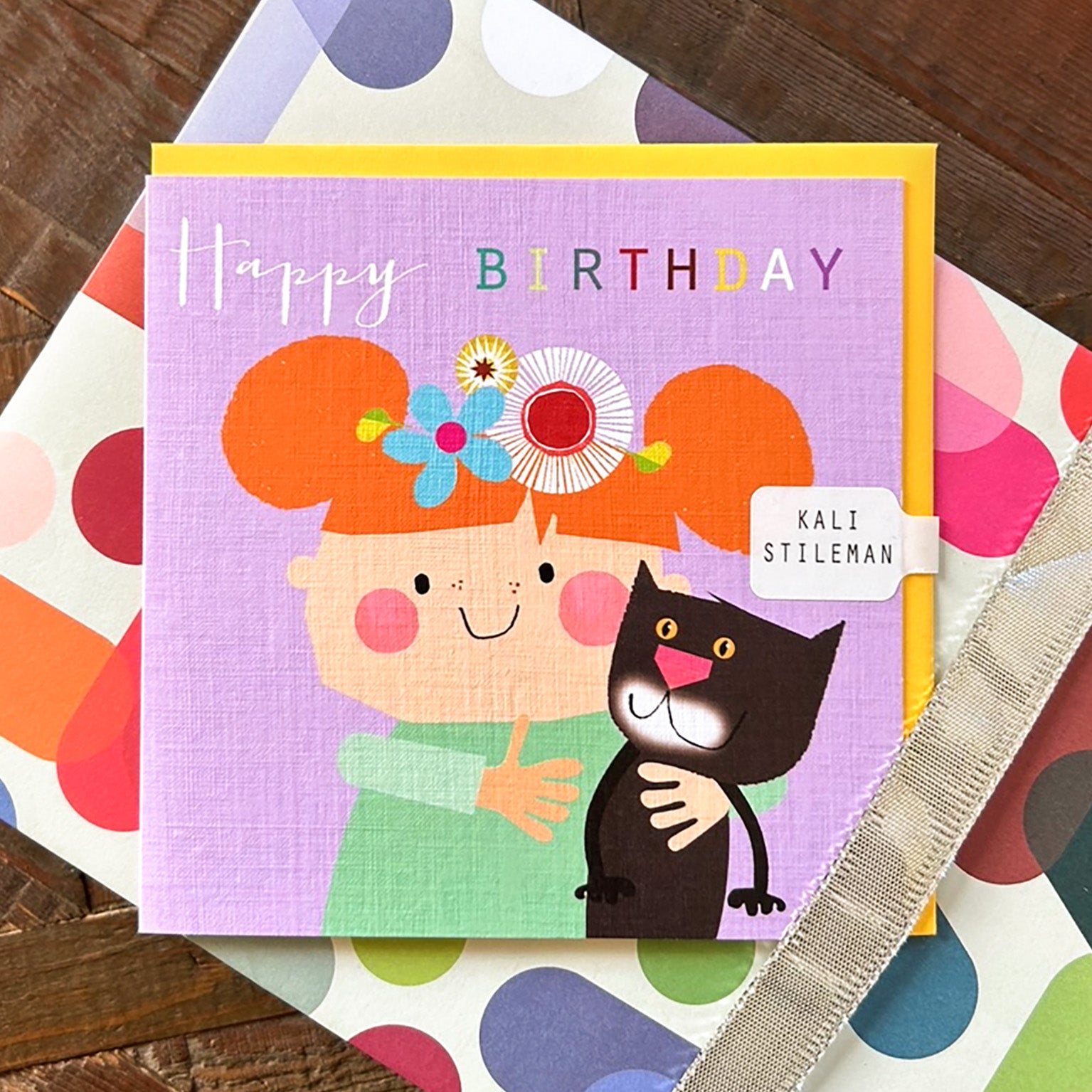 MC13 kitten happy birthday card