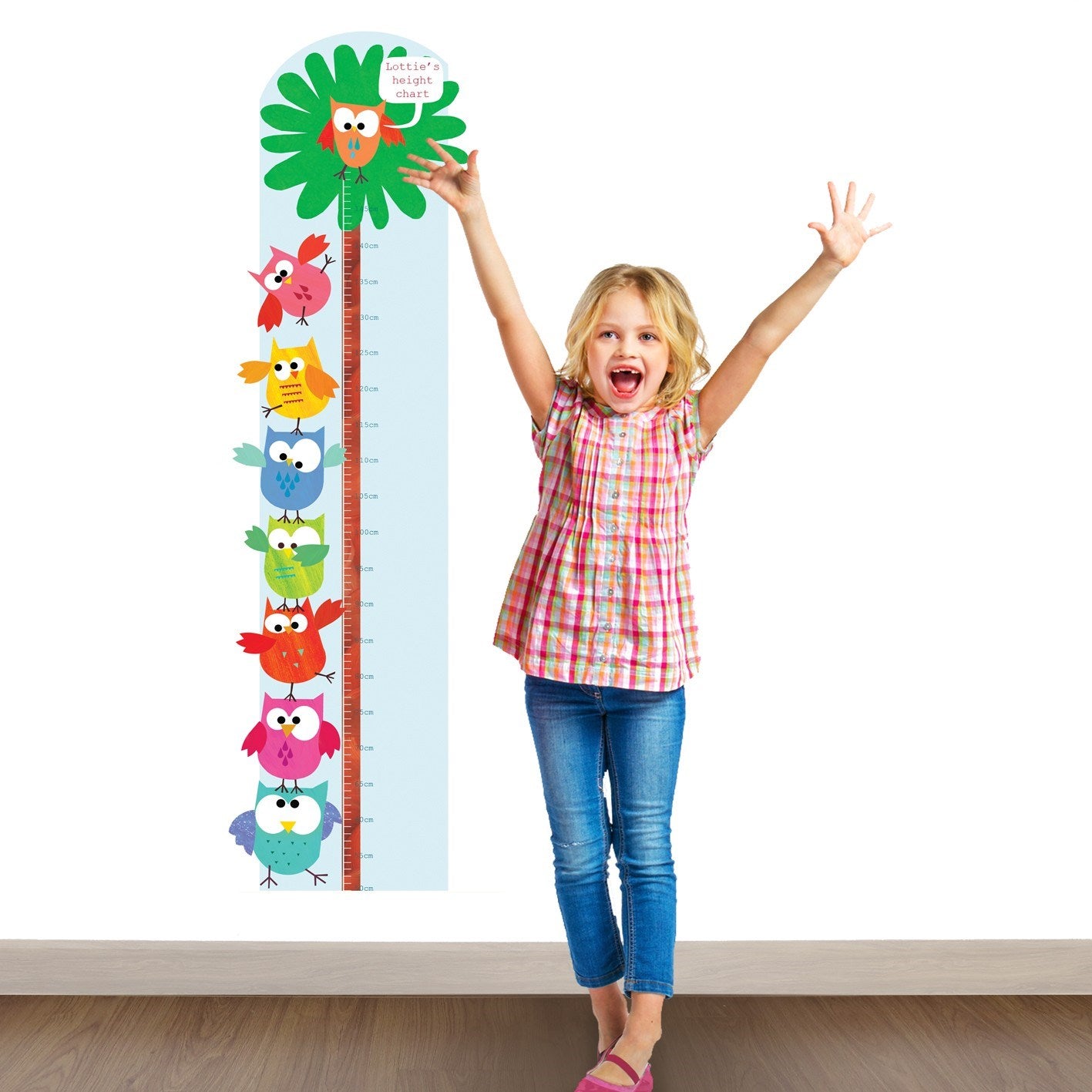 personalised owls height chart