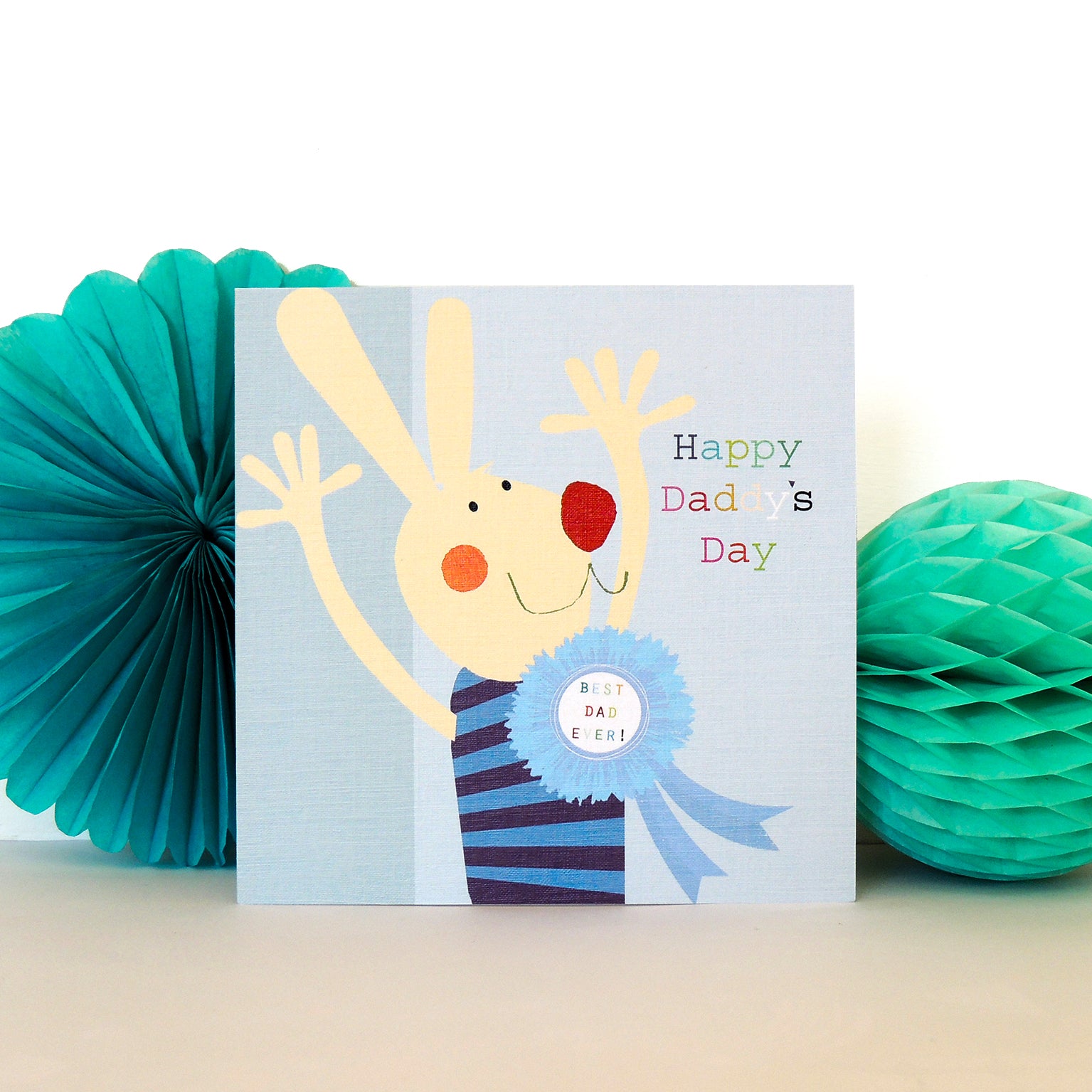 PD03 Father's Day rabbit card