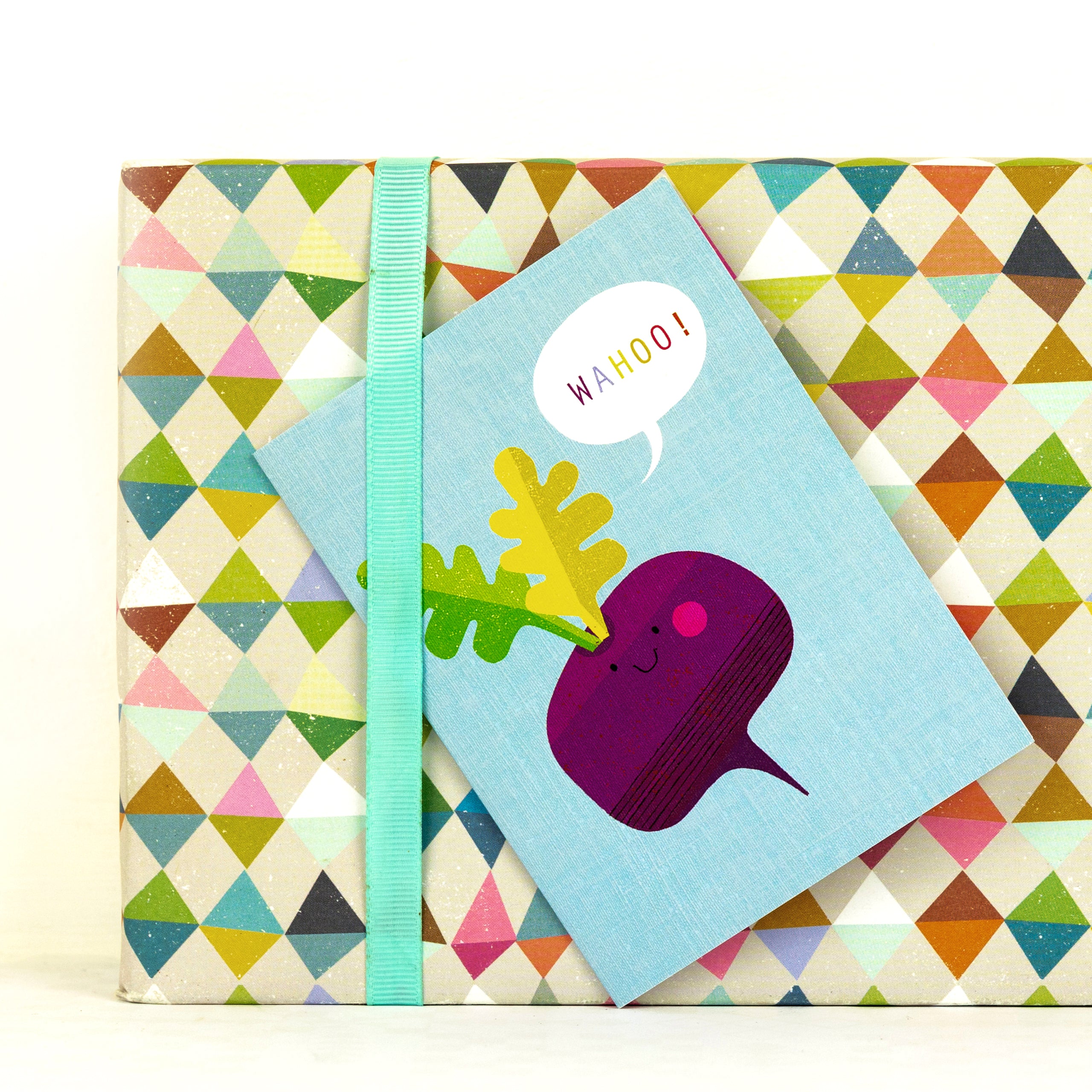 SM33 mini beetroot greetings card