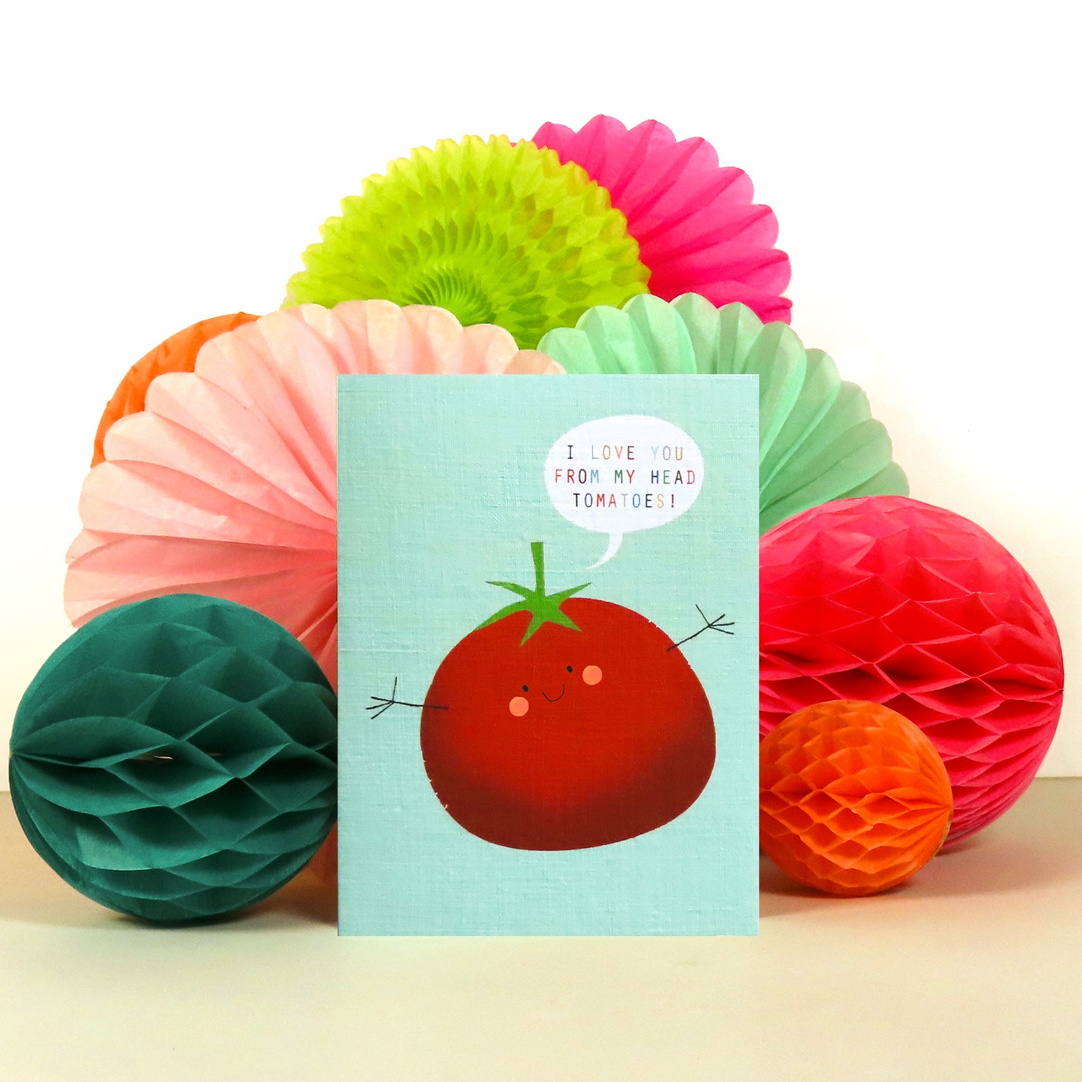 SM70 mini tomato greetings card