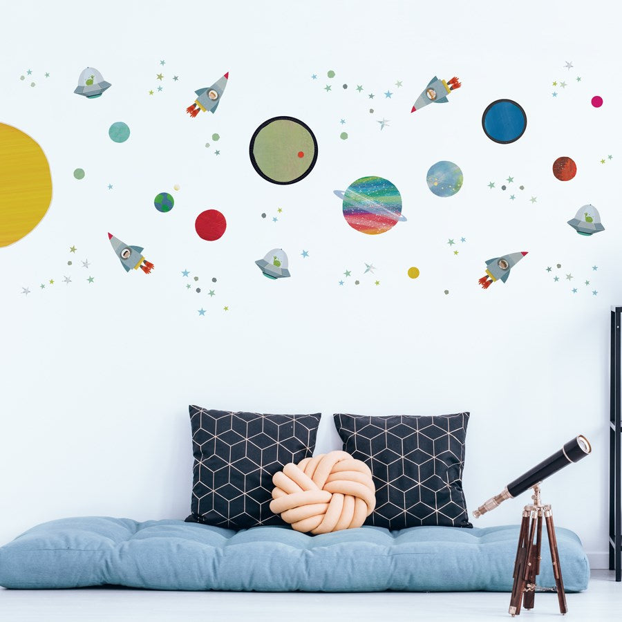 Space Adventure Wall Sticker Pack