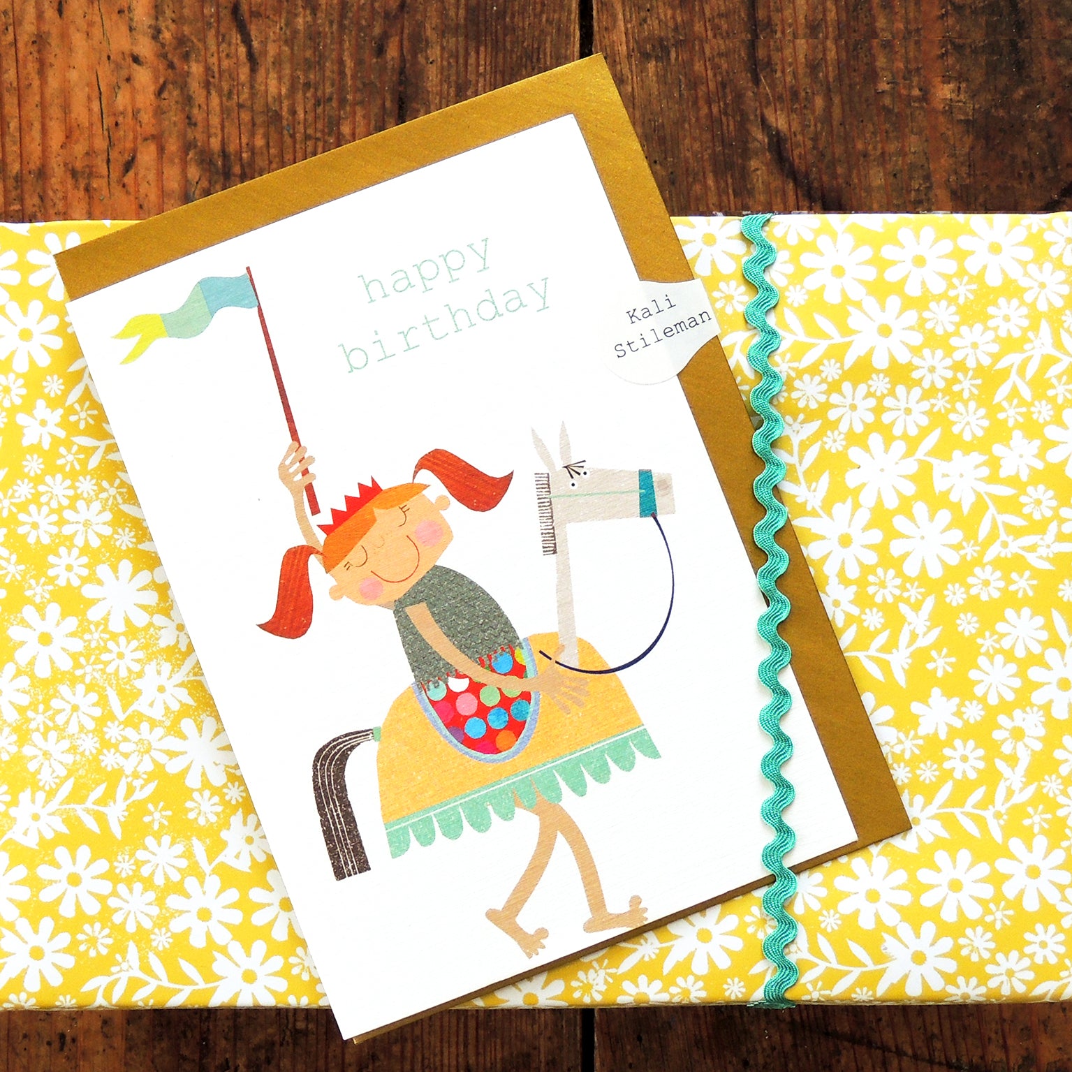 TB01 knight happy birthday card