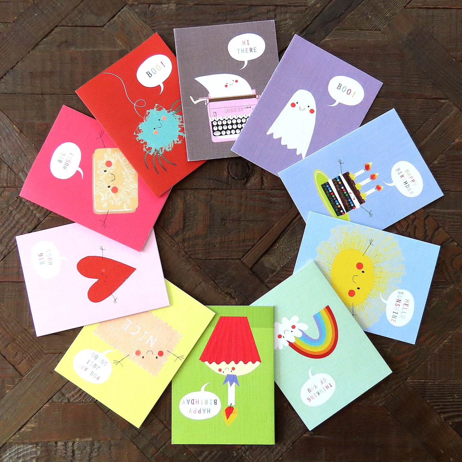 SM30 mini snail greetings card