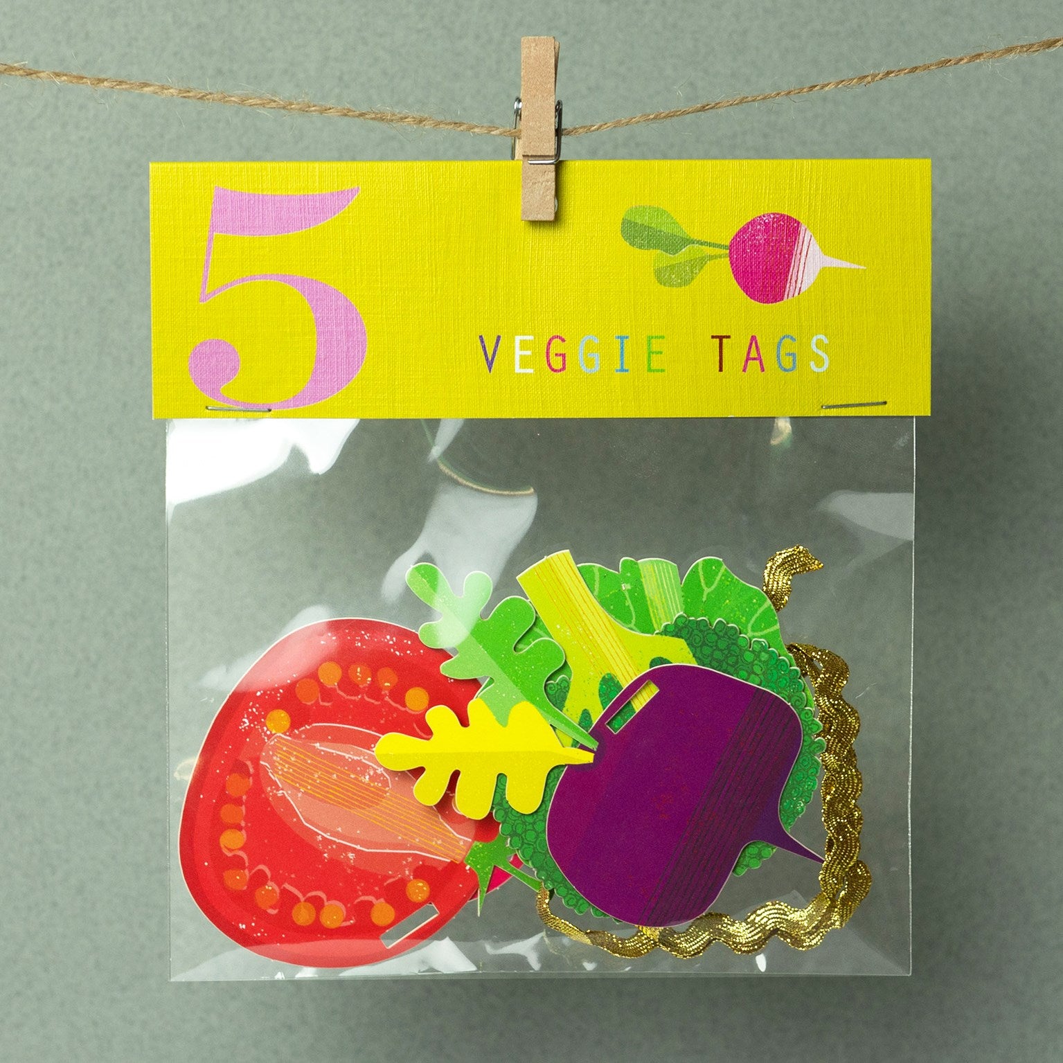 veggie gift tags