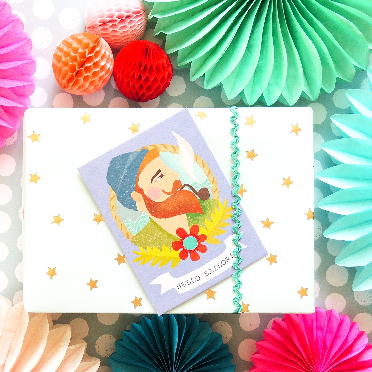 TW26 mini hello sailor card