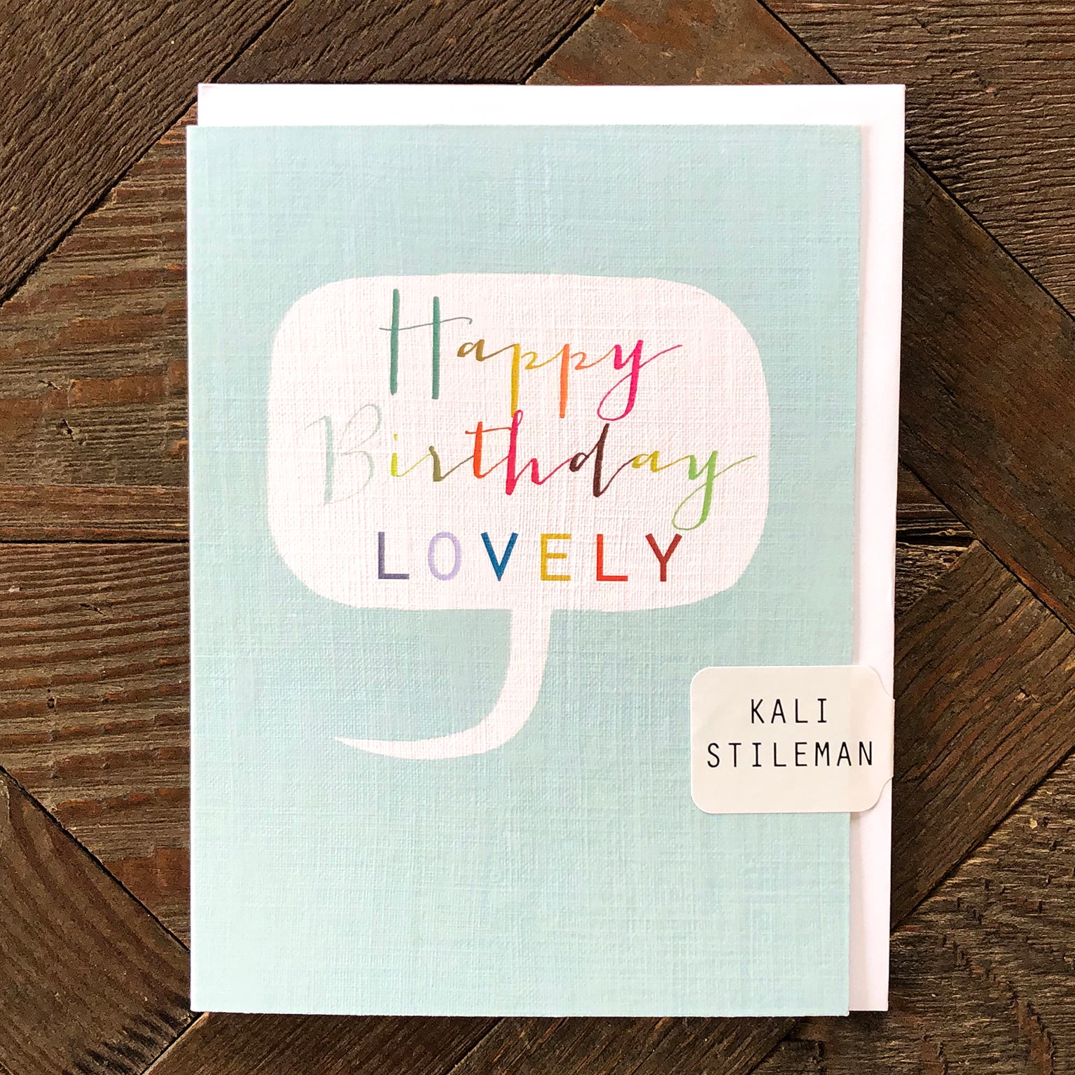 mini happy birthday lovely card