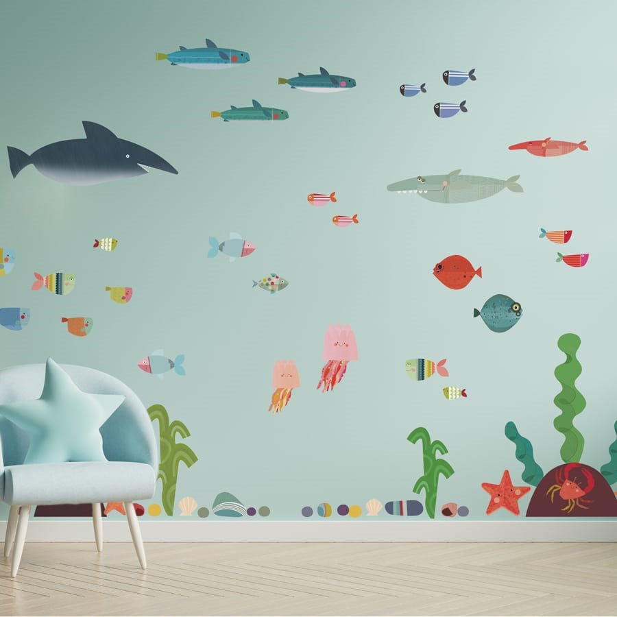 Underwater Wall Sticker Pack - regular size