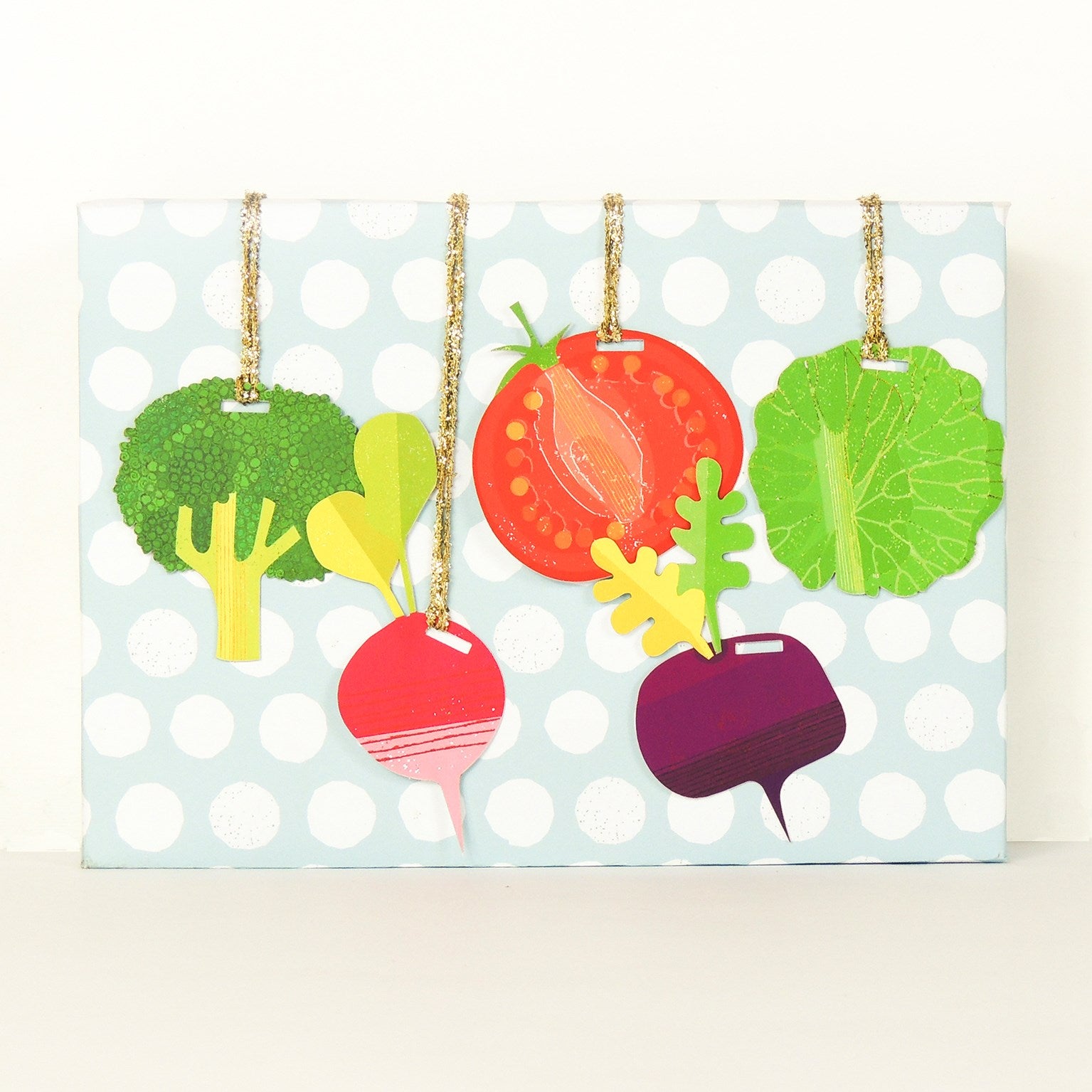 veggie gift tags