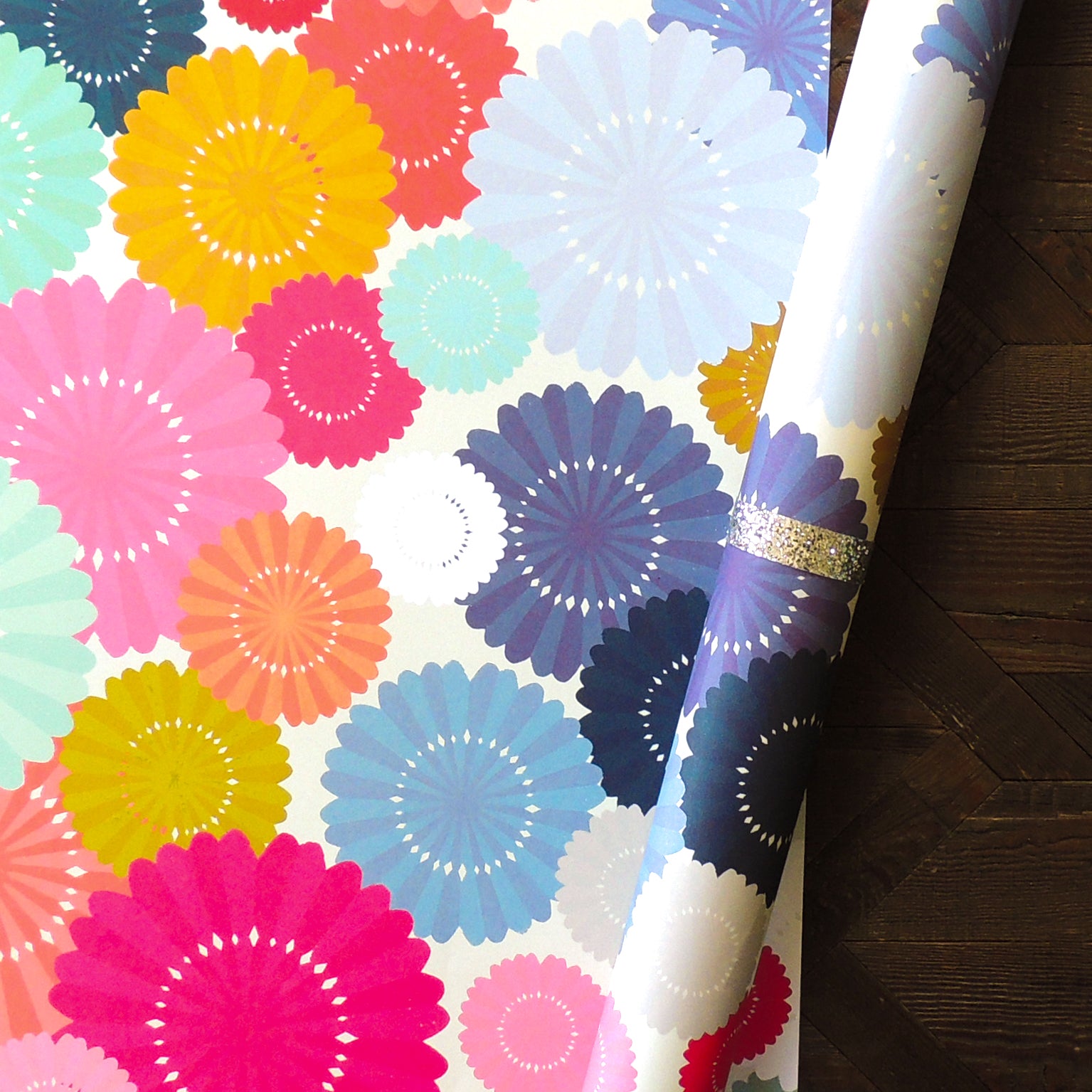 WP105 paper fan wrapping paper