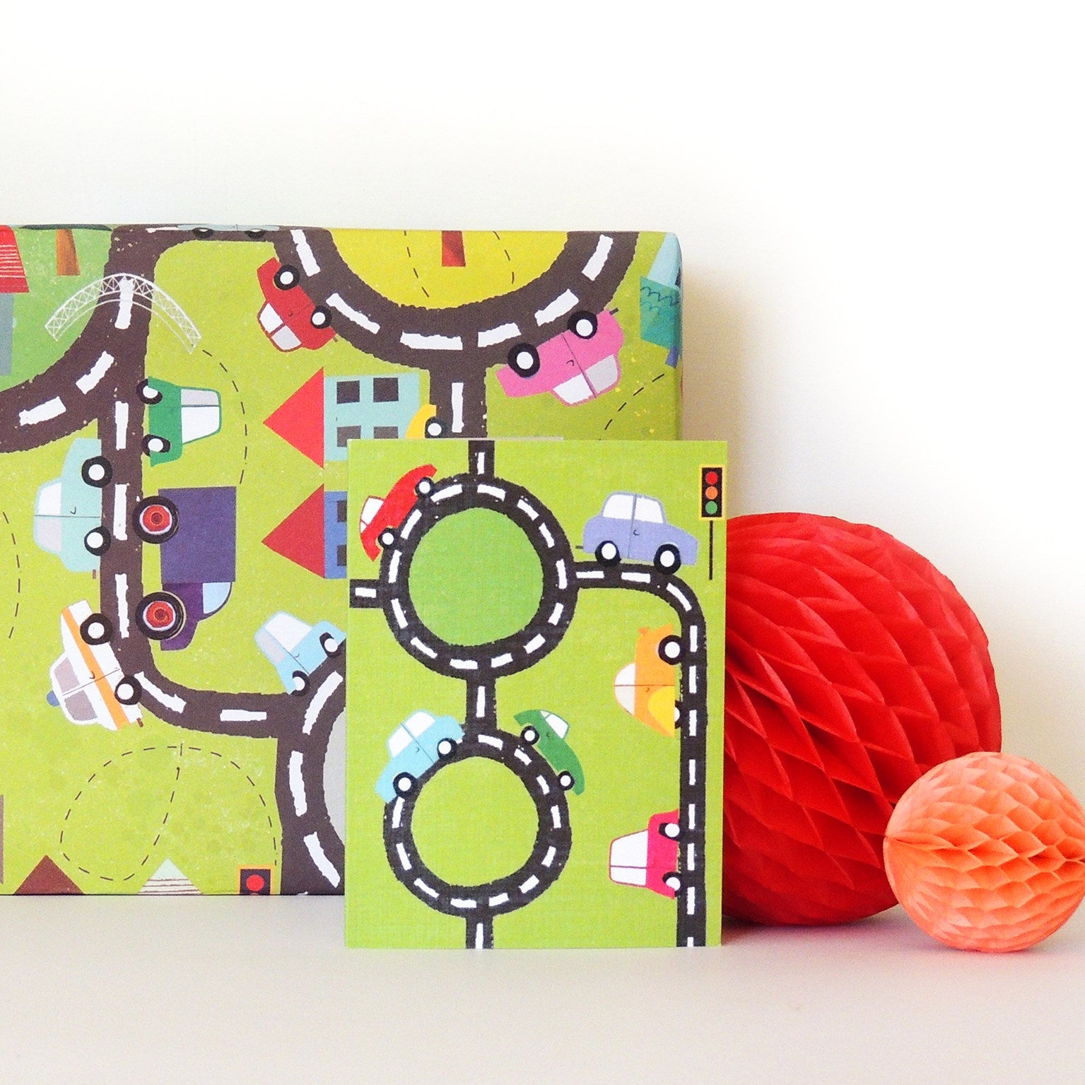 WTW93 mini road greetings card